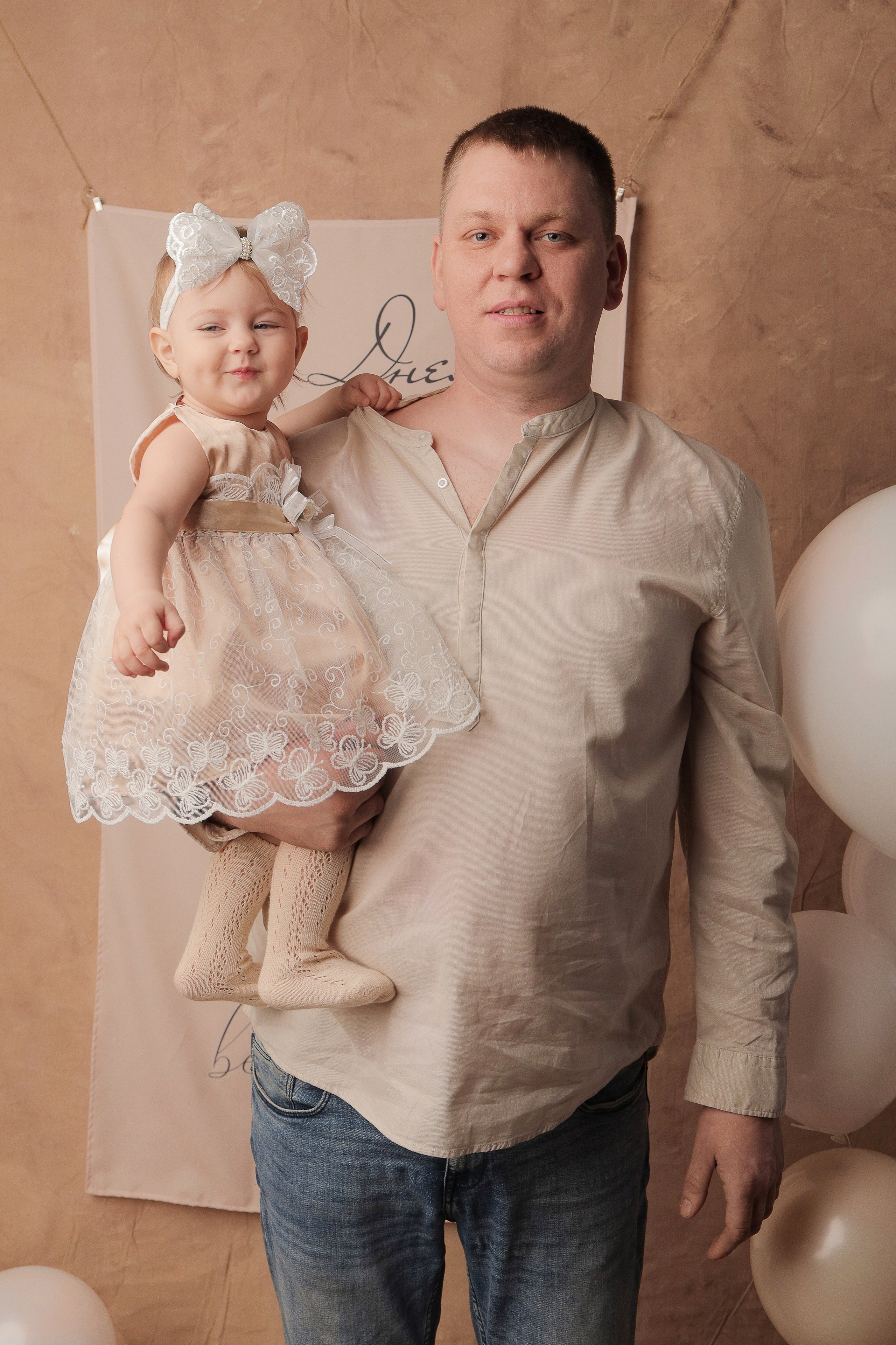 Годовасие — девочки. Фотограф новорожденных в Новокузнецке Анна Горошникова