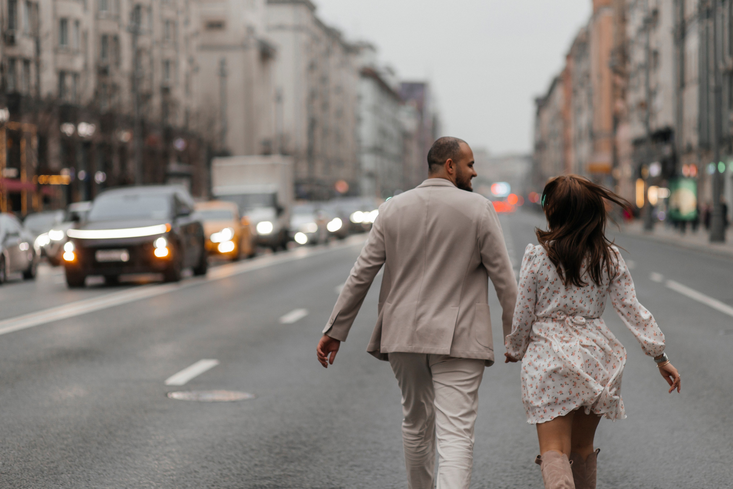 Анастасия и Мостафа (библиотека + прогулка). Фотограф в Москве Екатерина Потапова