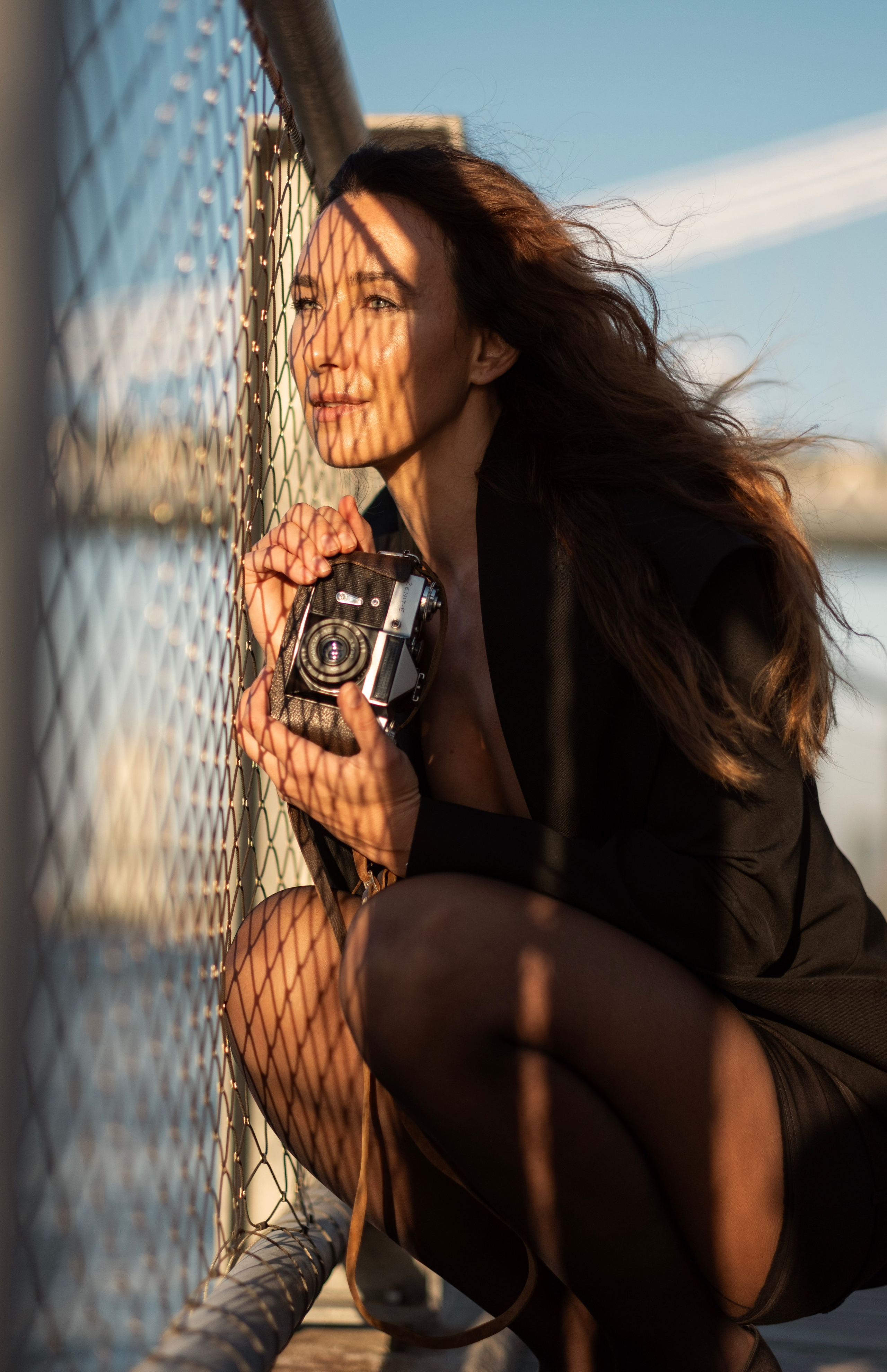 Street Photoshoot. Portrait and food photographer Sergei Sterling