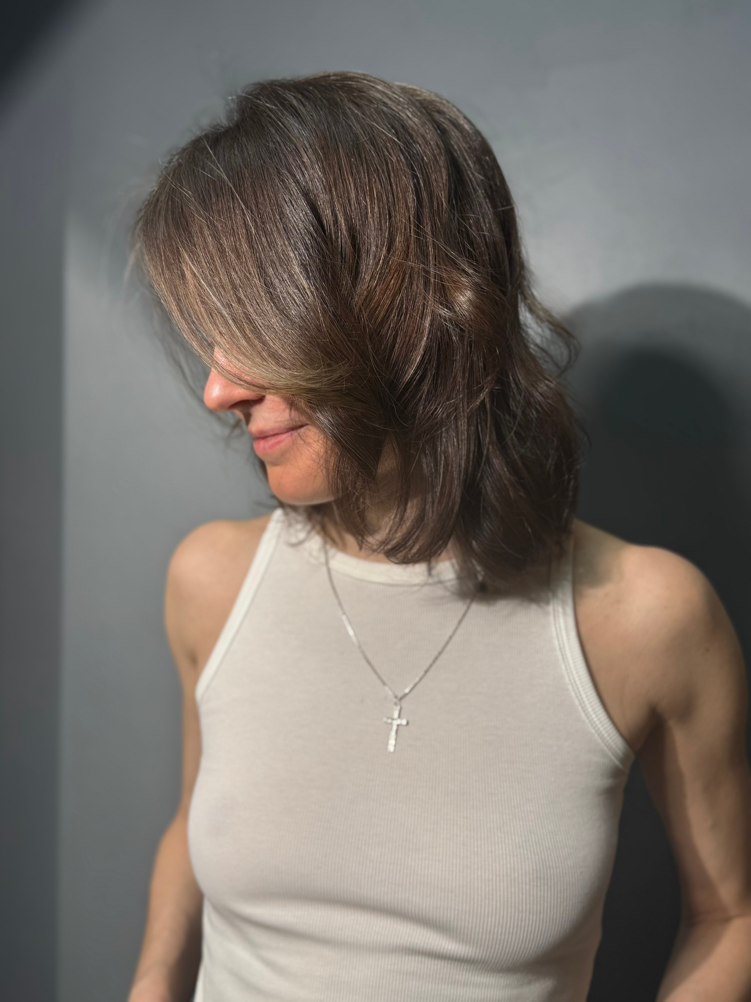 пример работы на темных волосах фотография номер 6