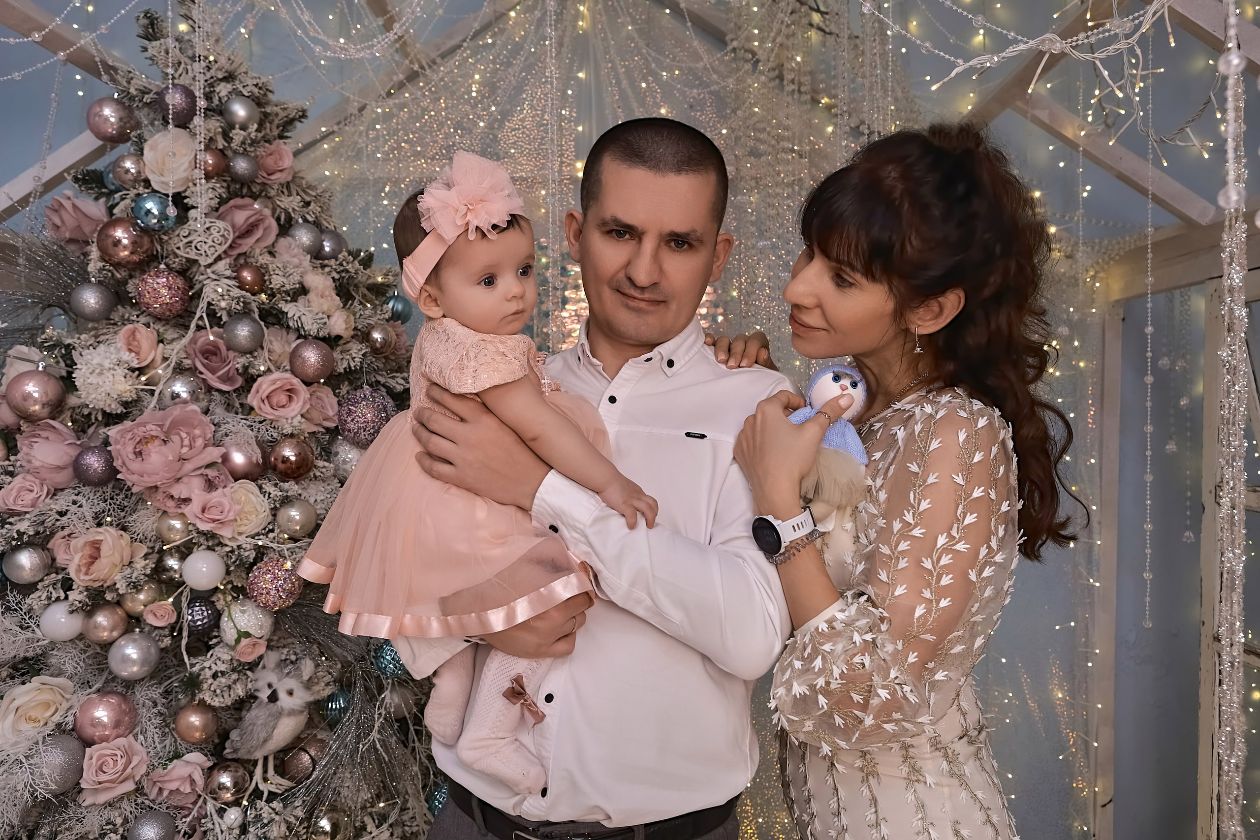 Семейная новогодняя фотосессия. Семейный и свадебный фотограф в Краснодаре Михеева Светлана