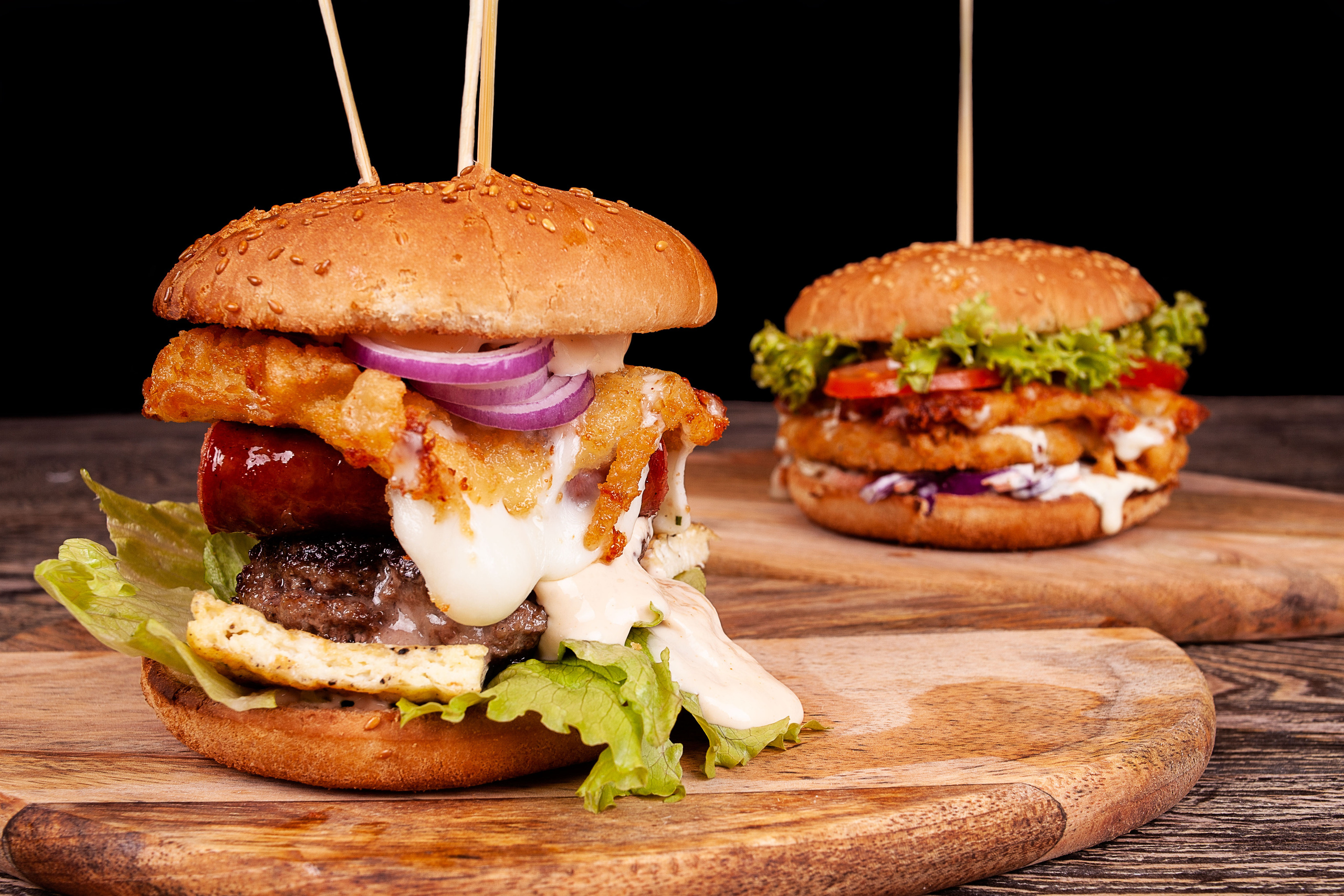 Бургеры. Студийный Фотограф. Крым. Симферополь