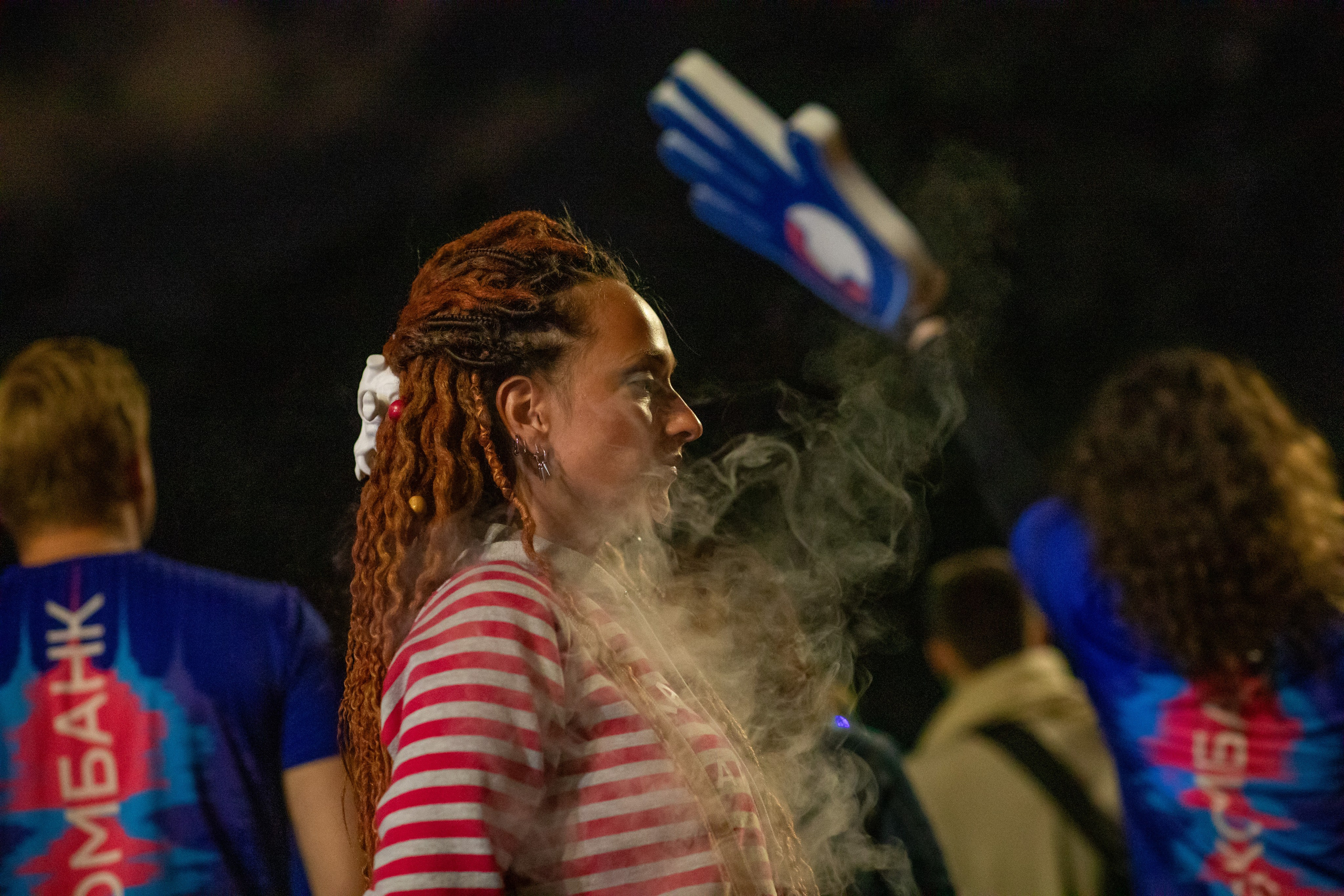 Самая крутая поддержка Ночного забега от 5 вёрст 03.08.24. Фотограф Сергей Ловкий