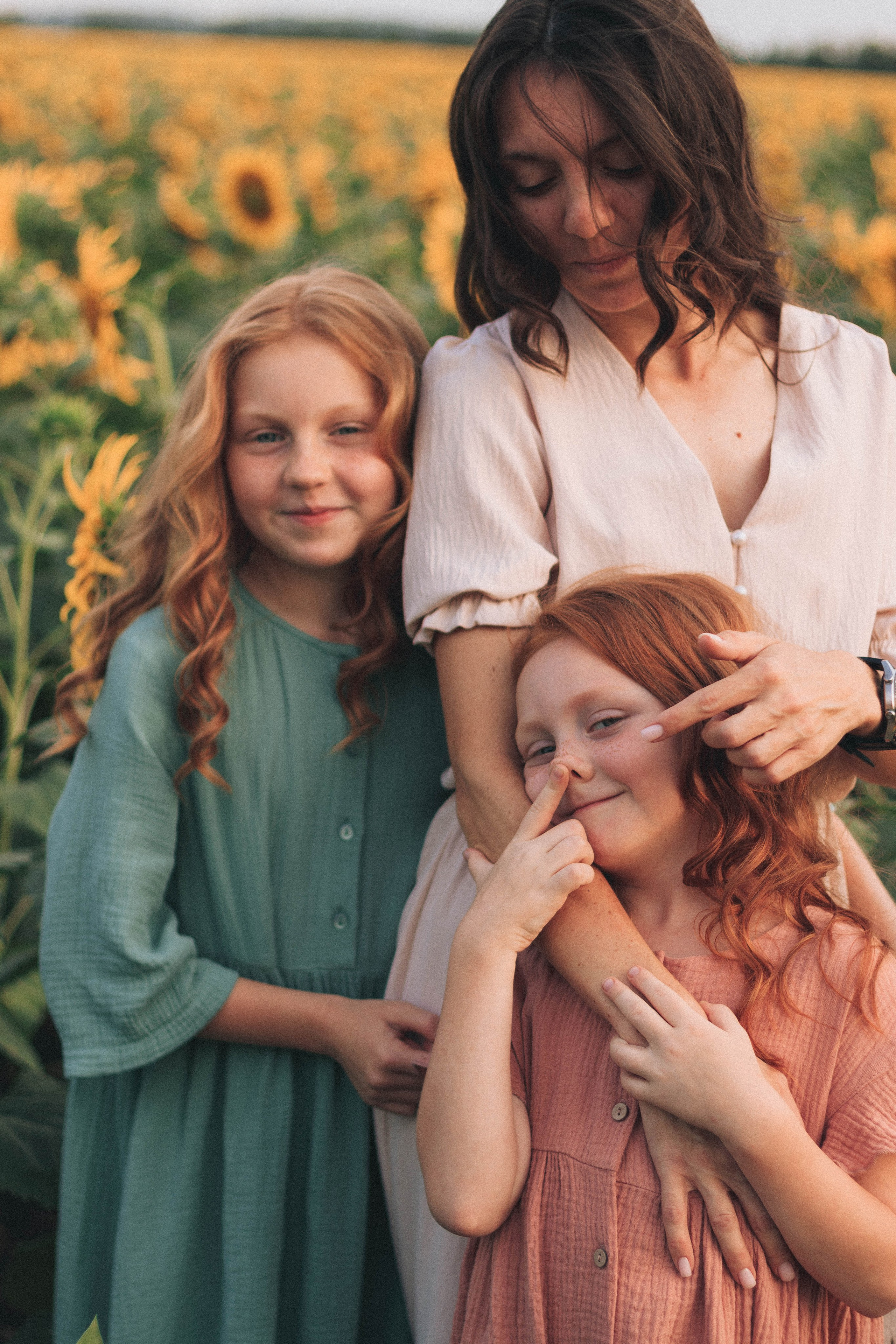 В подсолнухах. Фотограф в Краснодаре Ксения Мархинина