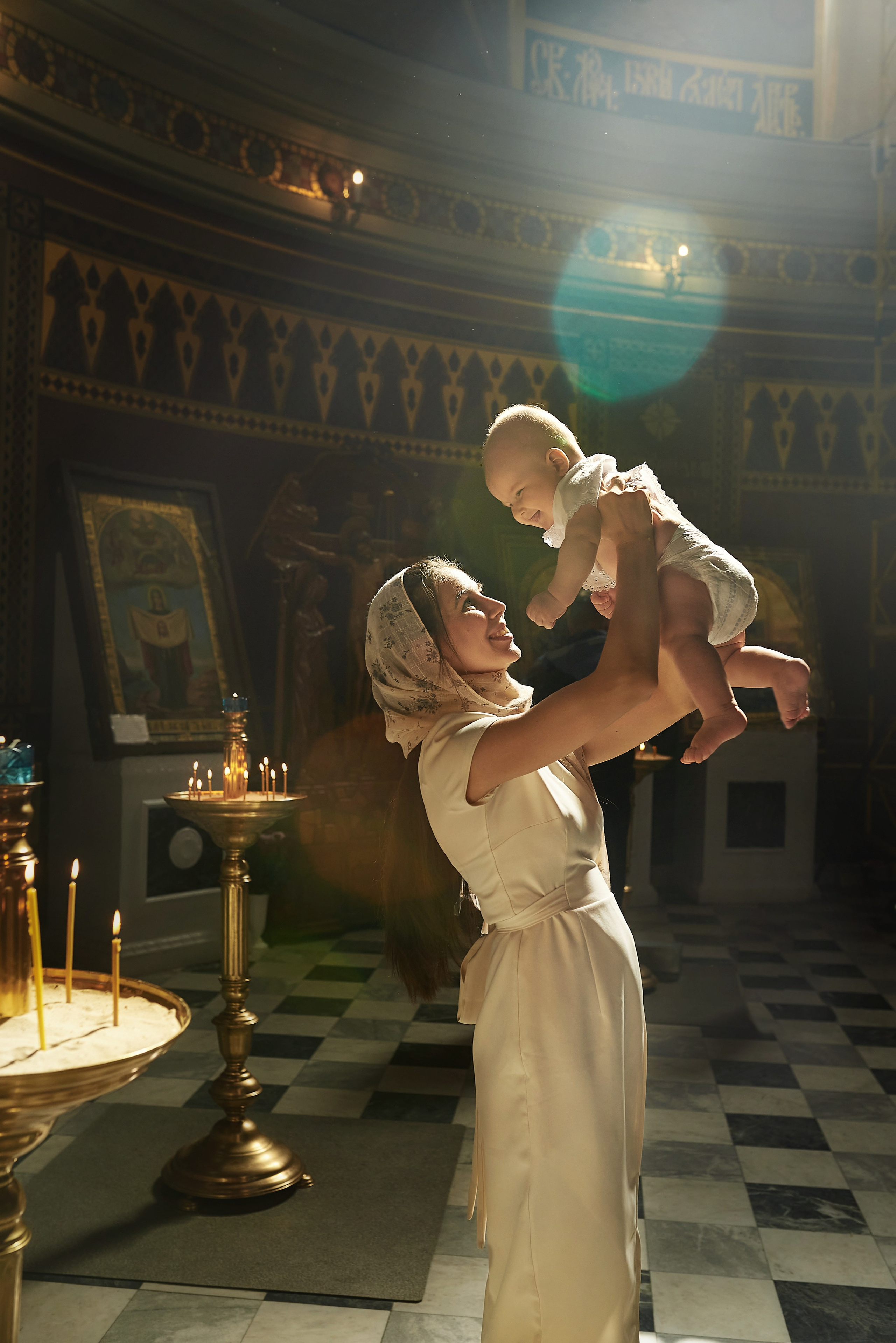 Двойное крещение в Новочеркасском соборе. Семейный фотограф в Ростове-на-Дону Татьяна Литвинова