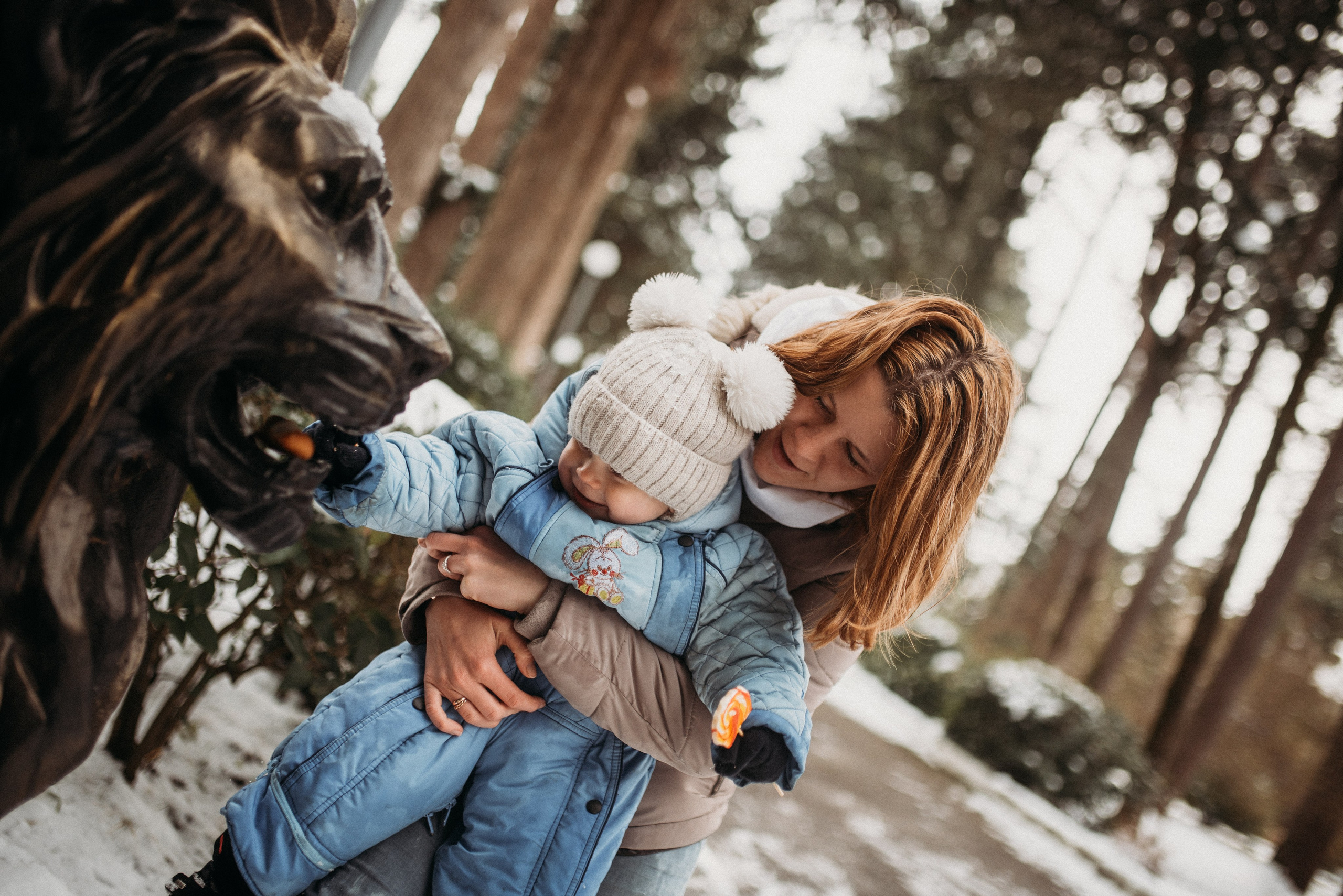 Серёжа и снег ❄️. Фотограф в Сочи — Маргарита Поганова