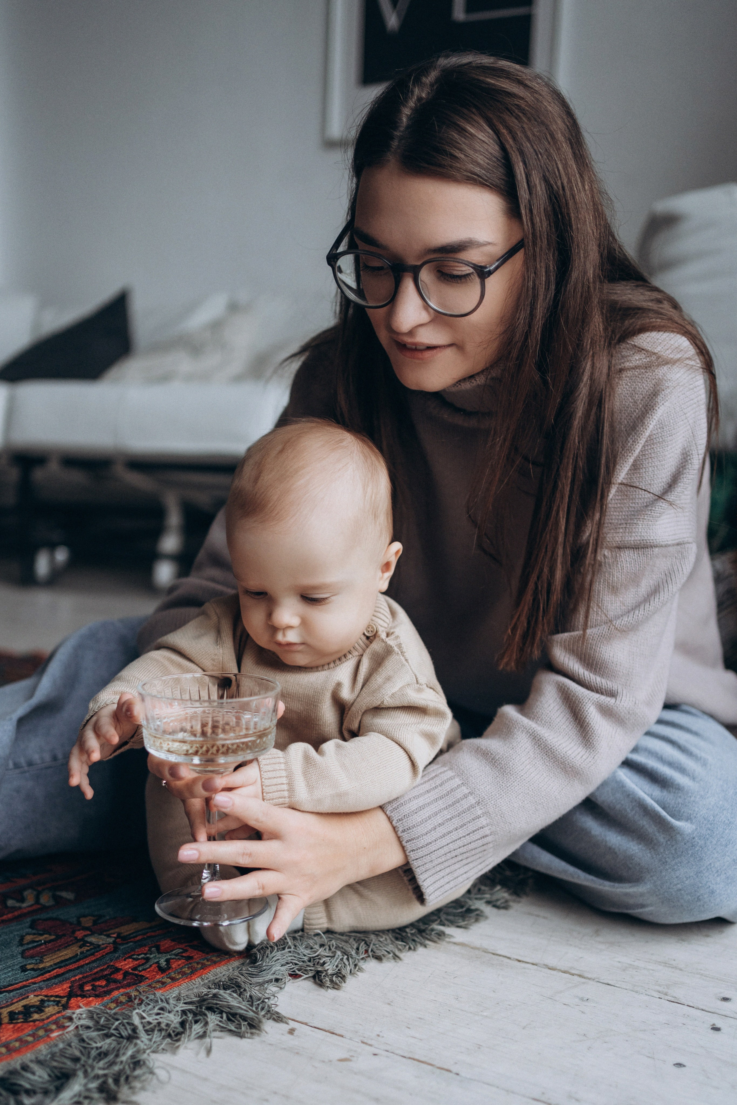 Рождественская история. Фотограф новорожденных и малышей до года в Москве Анастасия Соколова