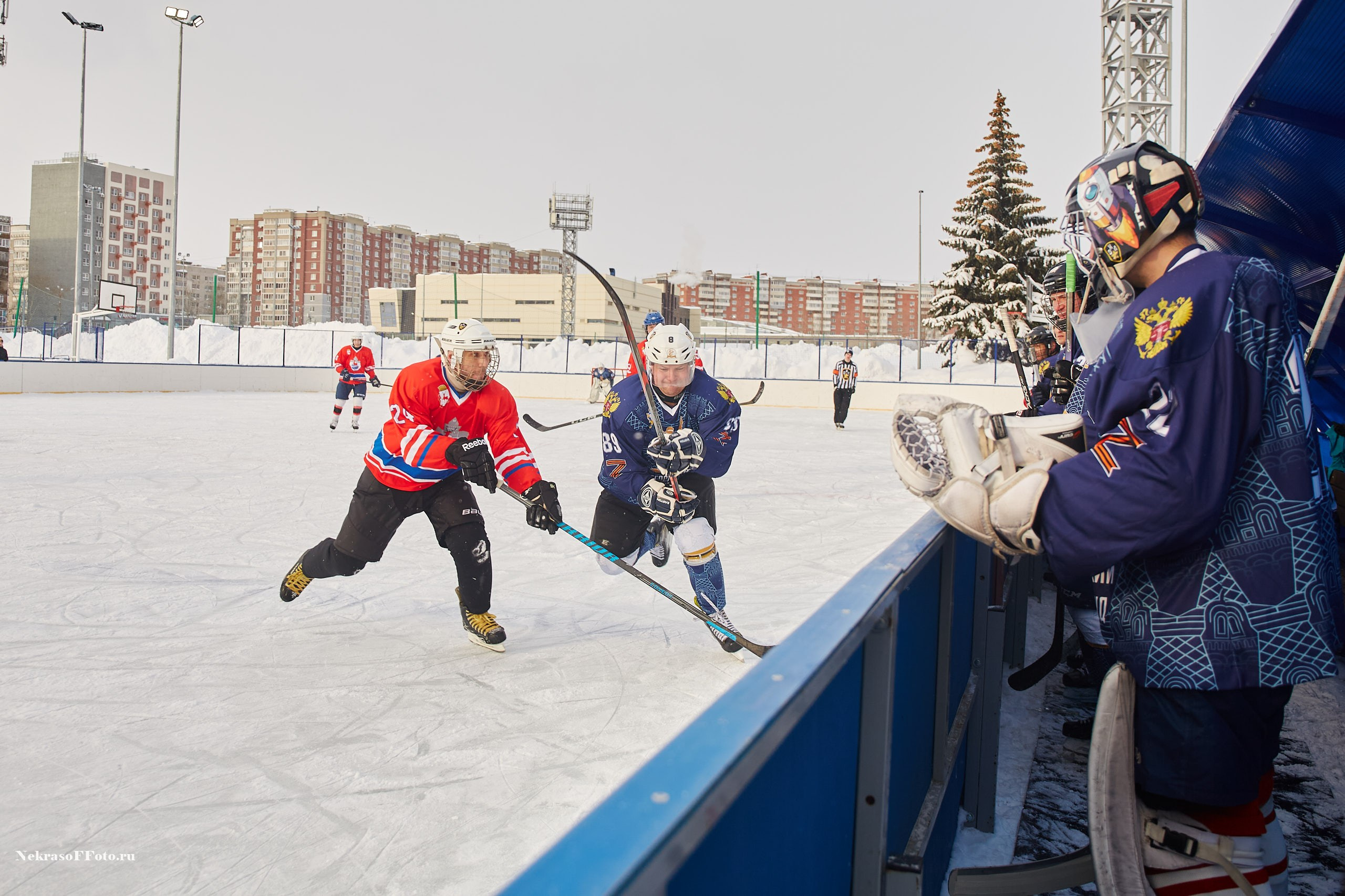 Турнир по хоккею «Русская классика» в рамках Офицерской хоккейной лиги. Спортивный фотограф Некрасов Денис