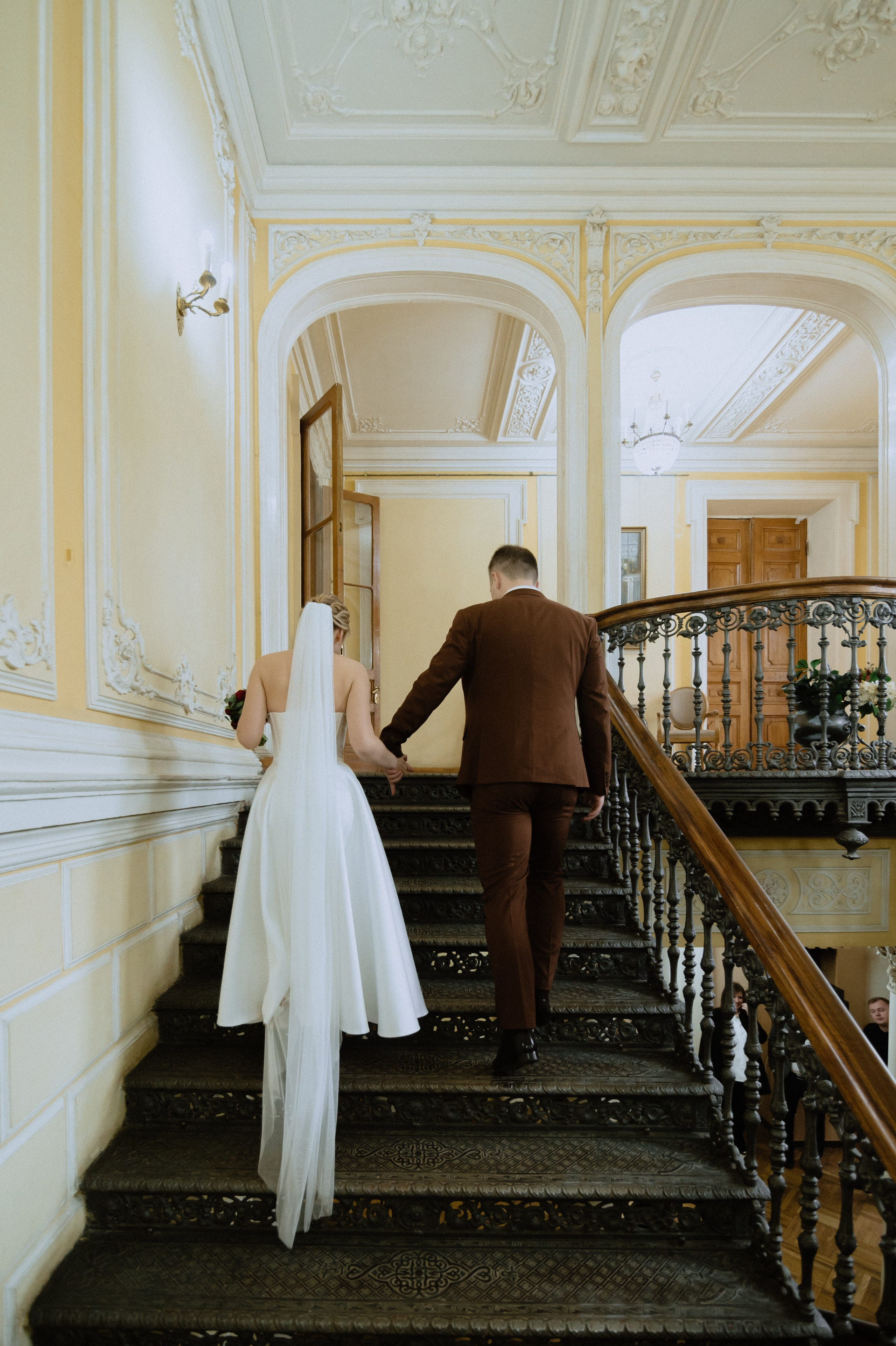 Регистрация брака и свадебная фотосессия в Библиотеке-читальне имени А. С. Пушкина. Свадебный фотограф Москва — Сергей и Татьяна