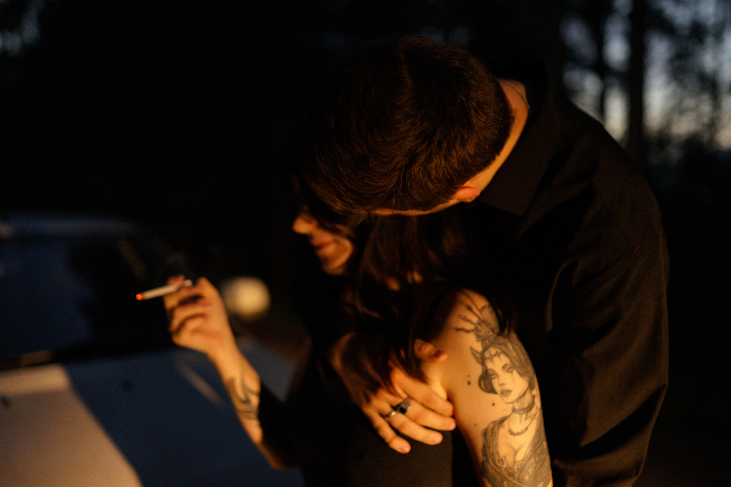 Поздний закат