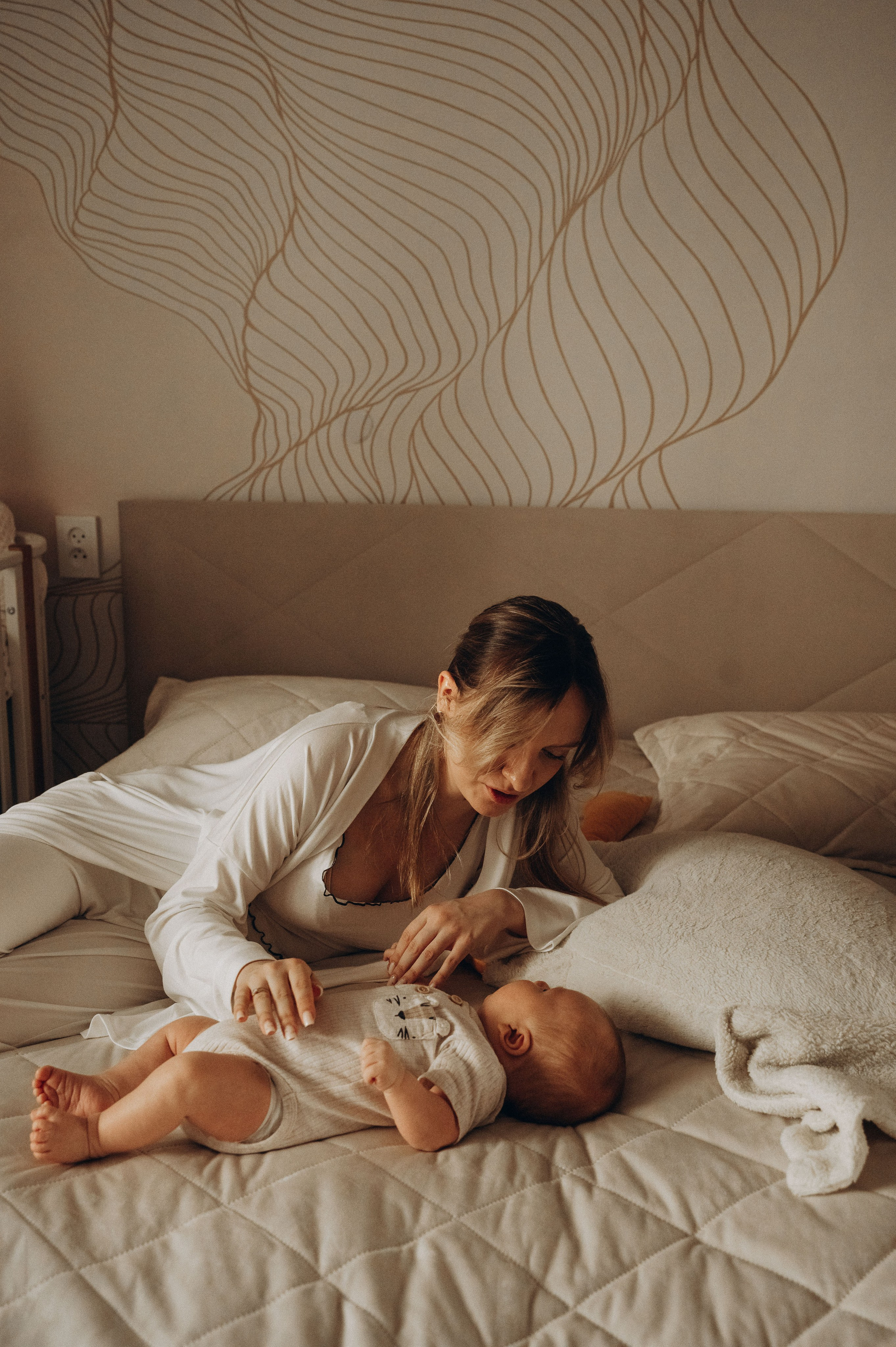 Иван, Ксения и Лев. Фотограф беременности и семьи, домашние съемки, Ньюборн