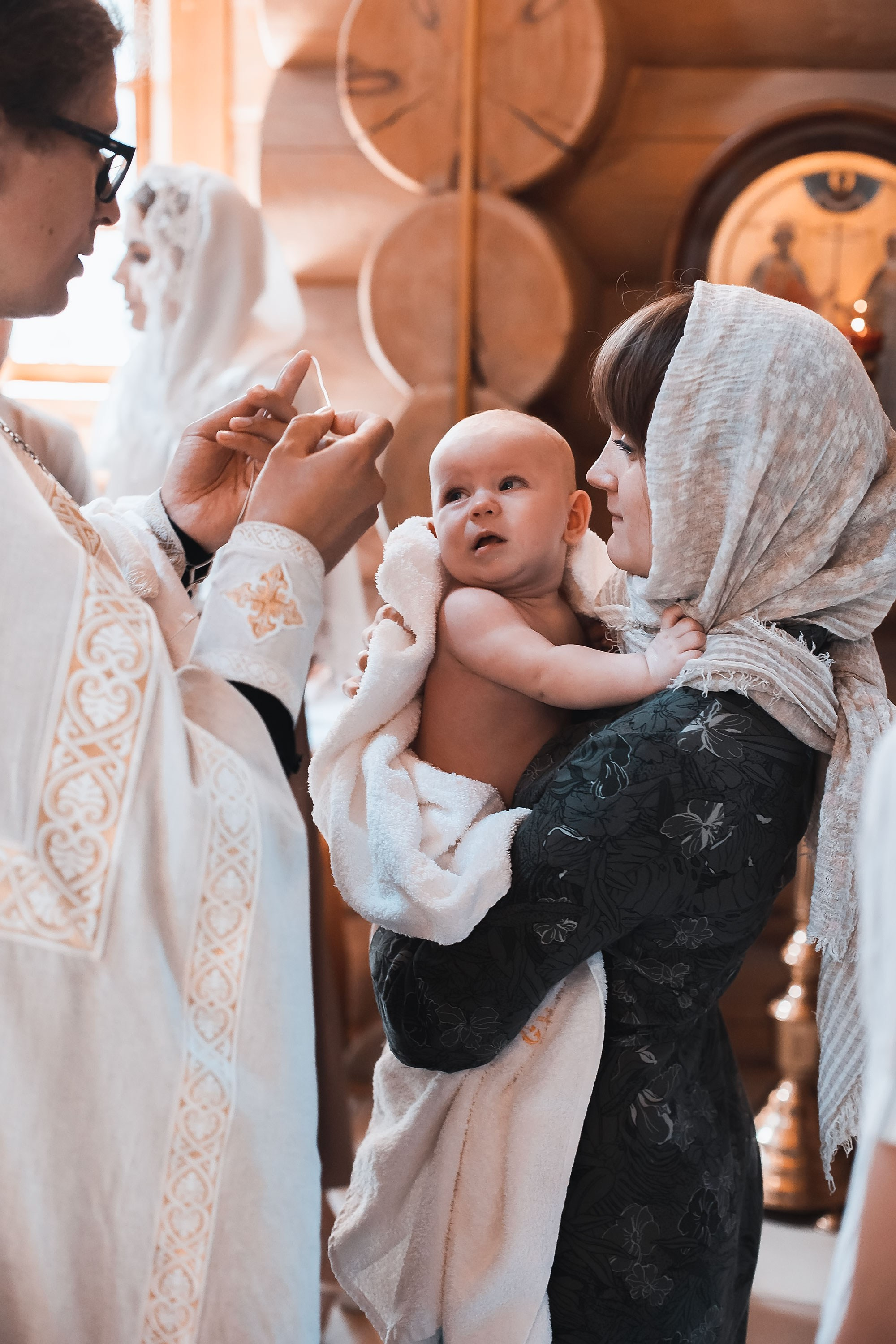 Крещение Ксении. Семейный, индивидуальный фотограф в Москве Ангели Марина