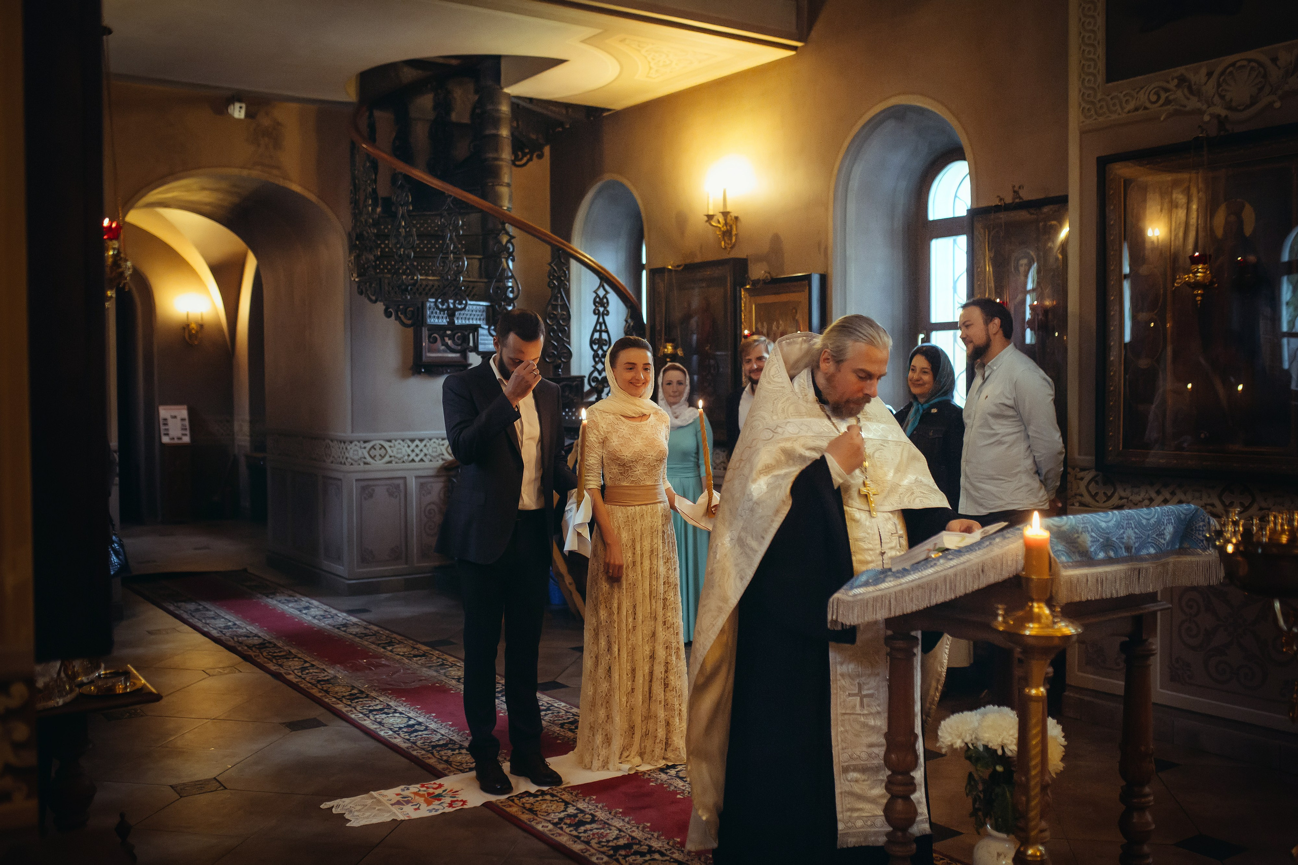 Венчание Виктора и Марии. Фотограф на Крещение, семейный фотограф в Москве