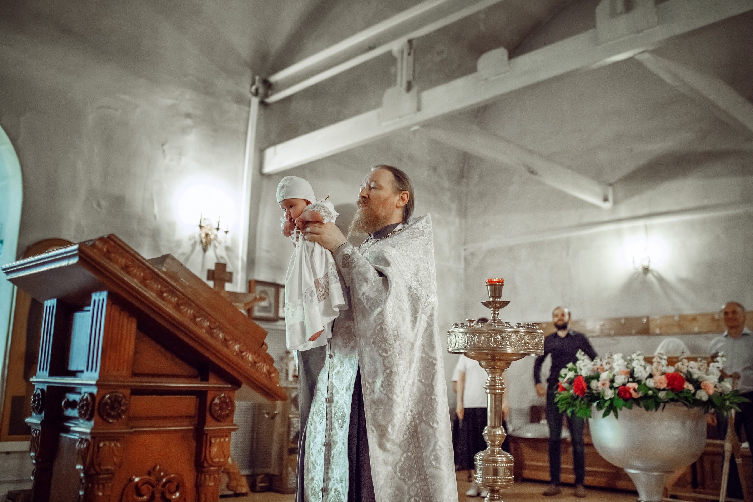 Крещение Александры. Фотограф на Крещение, семейный фотограф в Москве