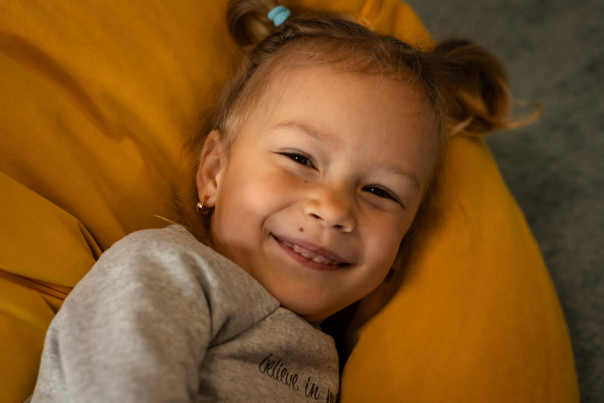 Катя с детками