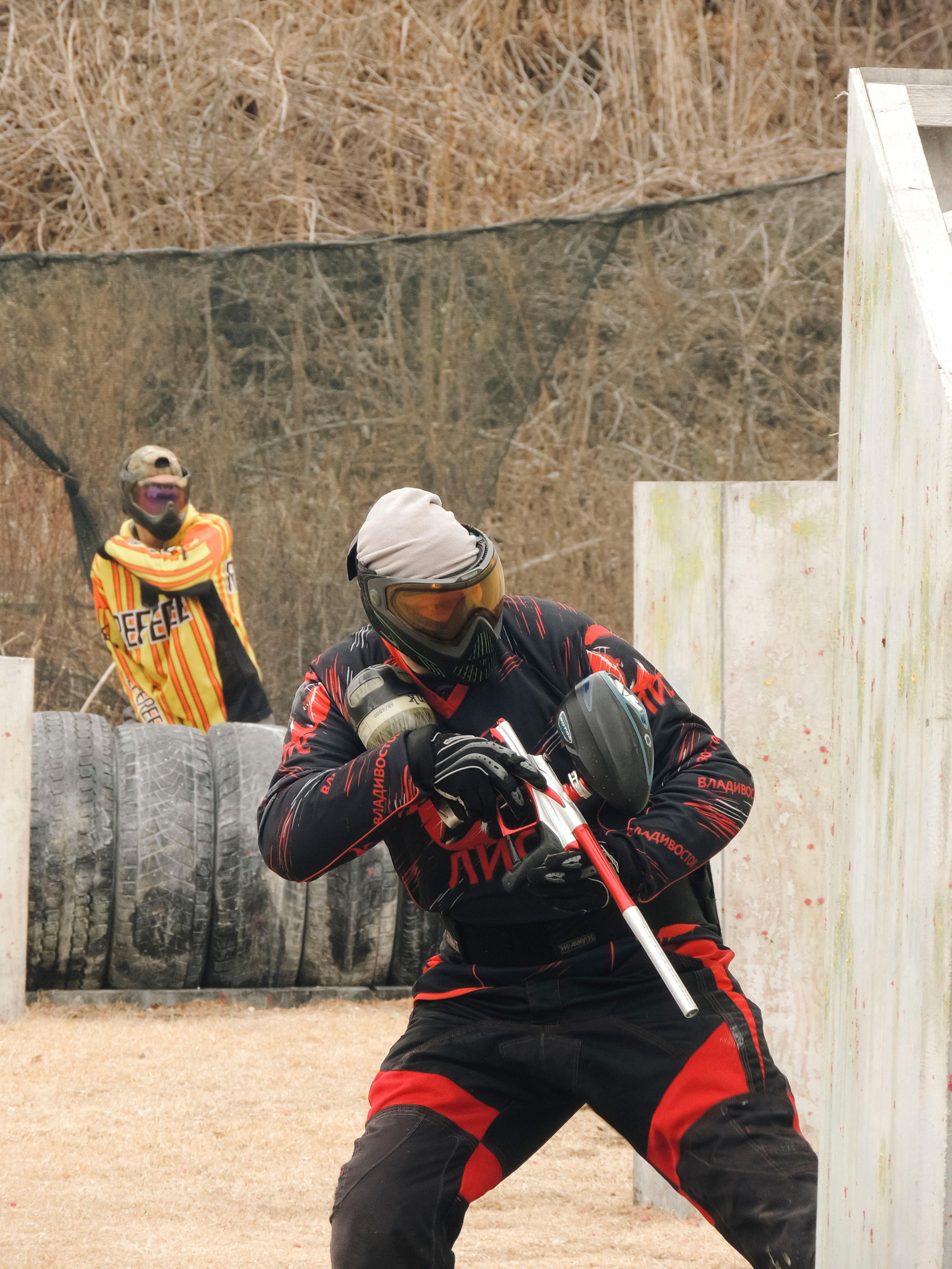 Турнир на кубок Федерации пейнтбола 6 апреля 2024 г. Фотограф г. Владивосток