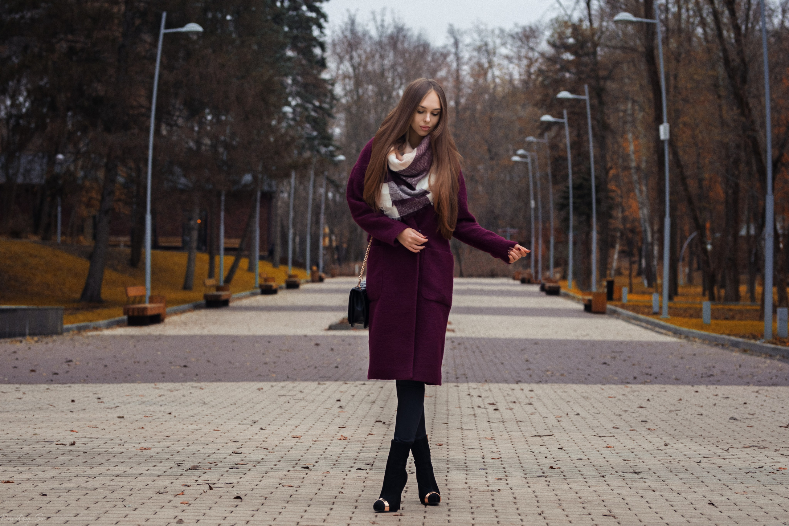 Осенняя фотосъемка с Марией в парке