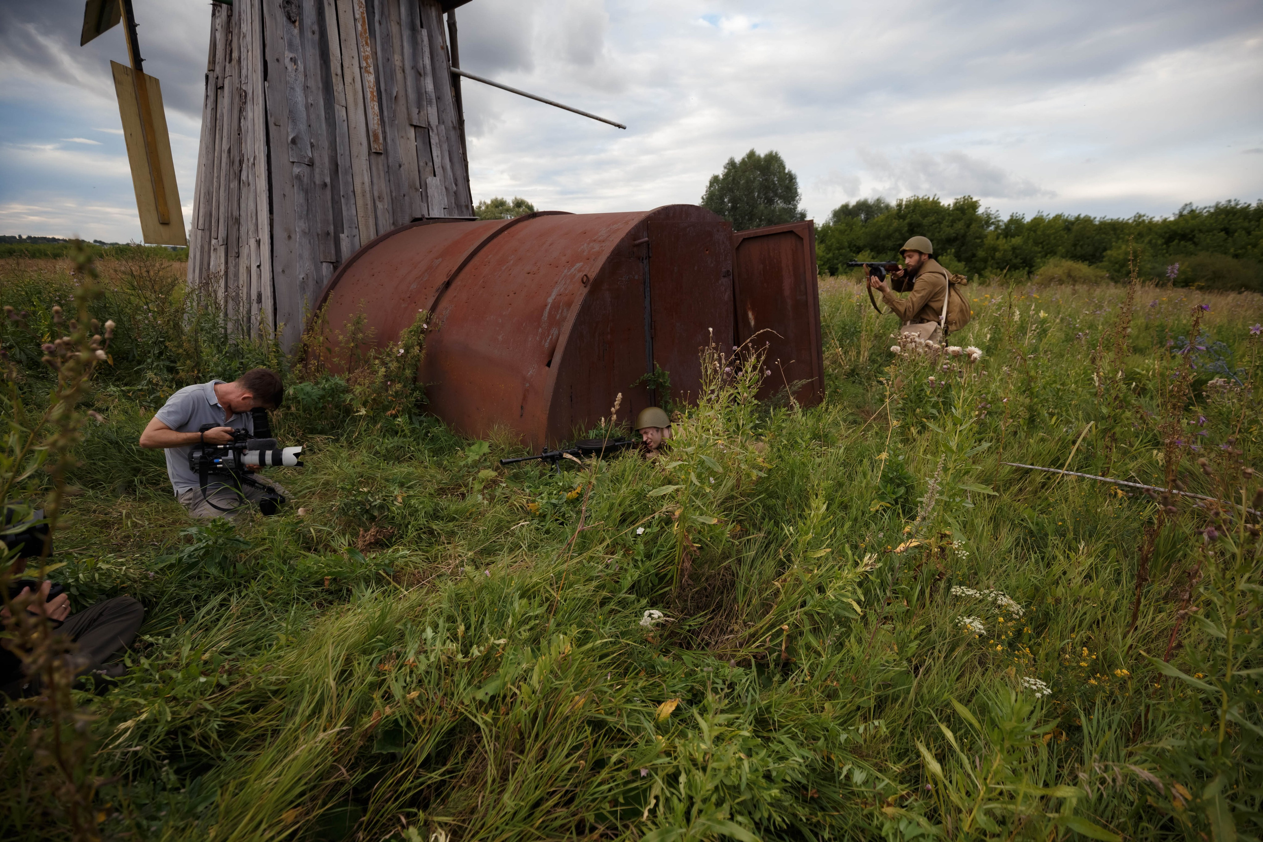 Съемка клипа для телевидения. Портретный и репортажный фотограф в Чебоксарах Андриян Чаркин