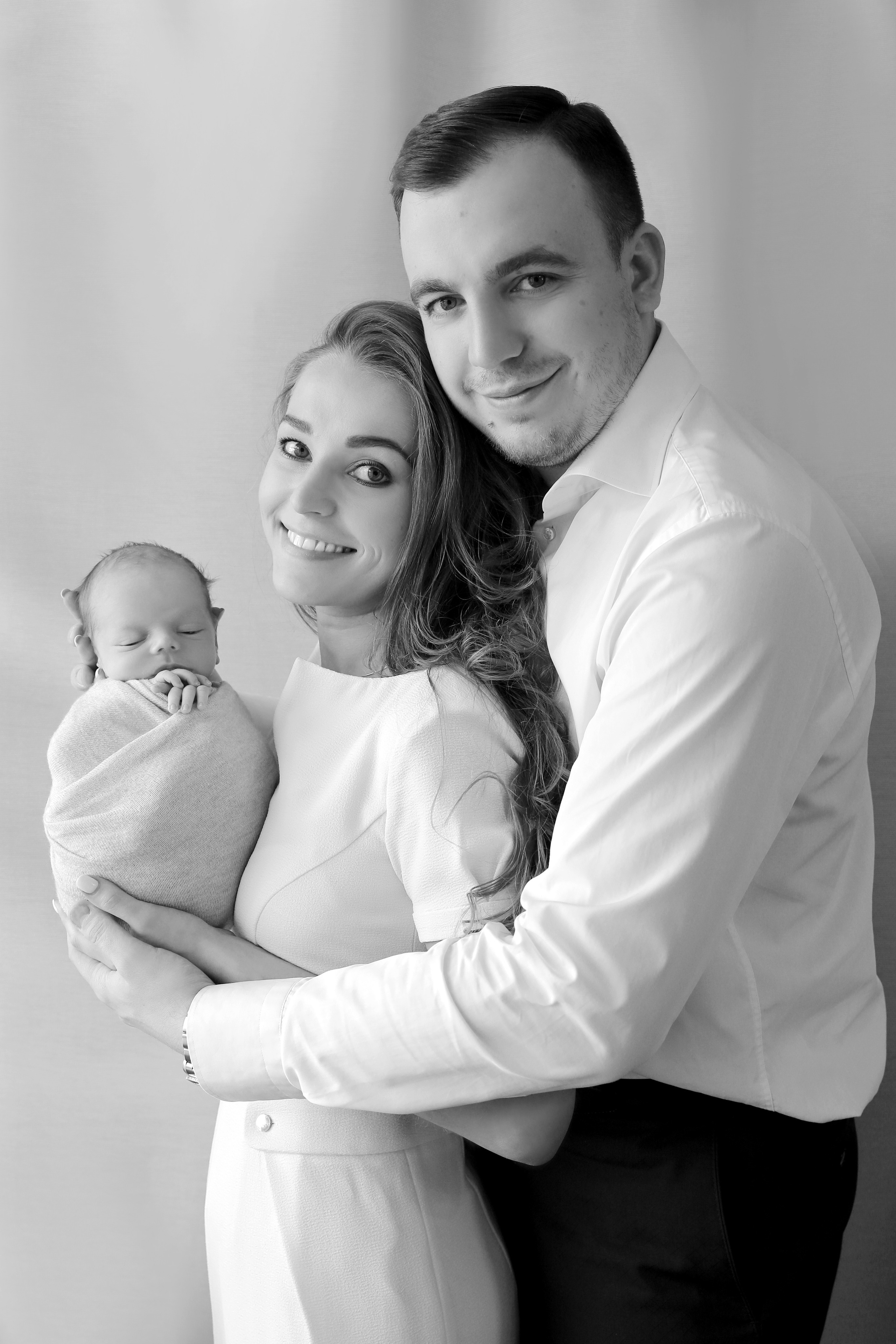 Фото с родителями. Фотограф новорожденных Москва Архипова Татьяна