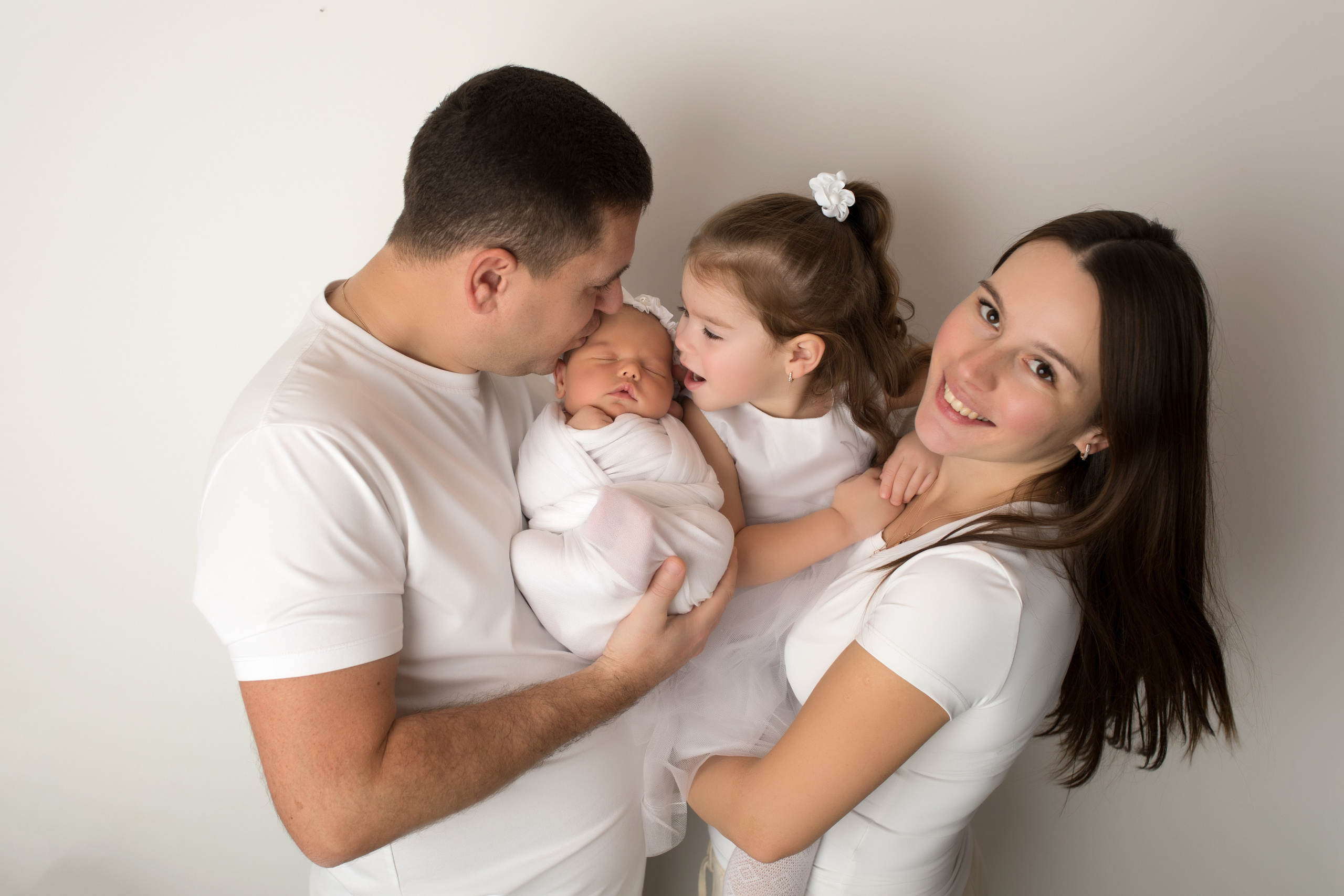 Фото с родителями. Фотограф новорожденных Москва Архипова Татьяна