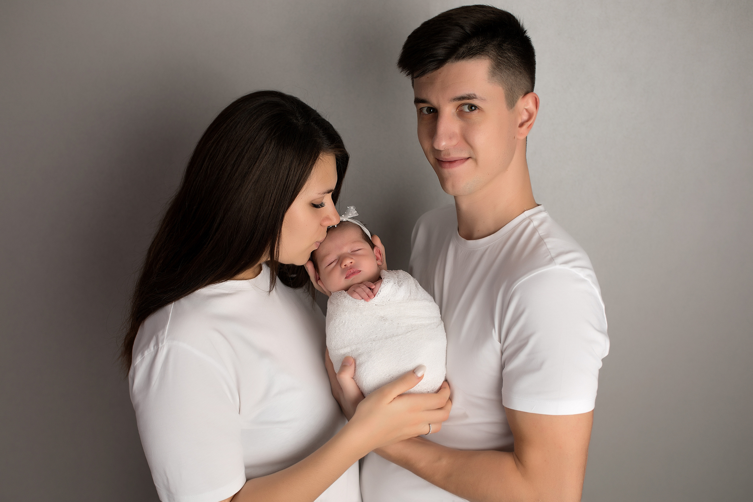 Фото с родителями. Фотограф новорожденных Москва Архипова Татьяна