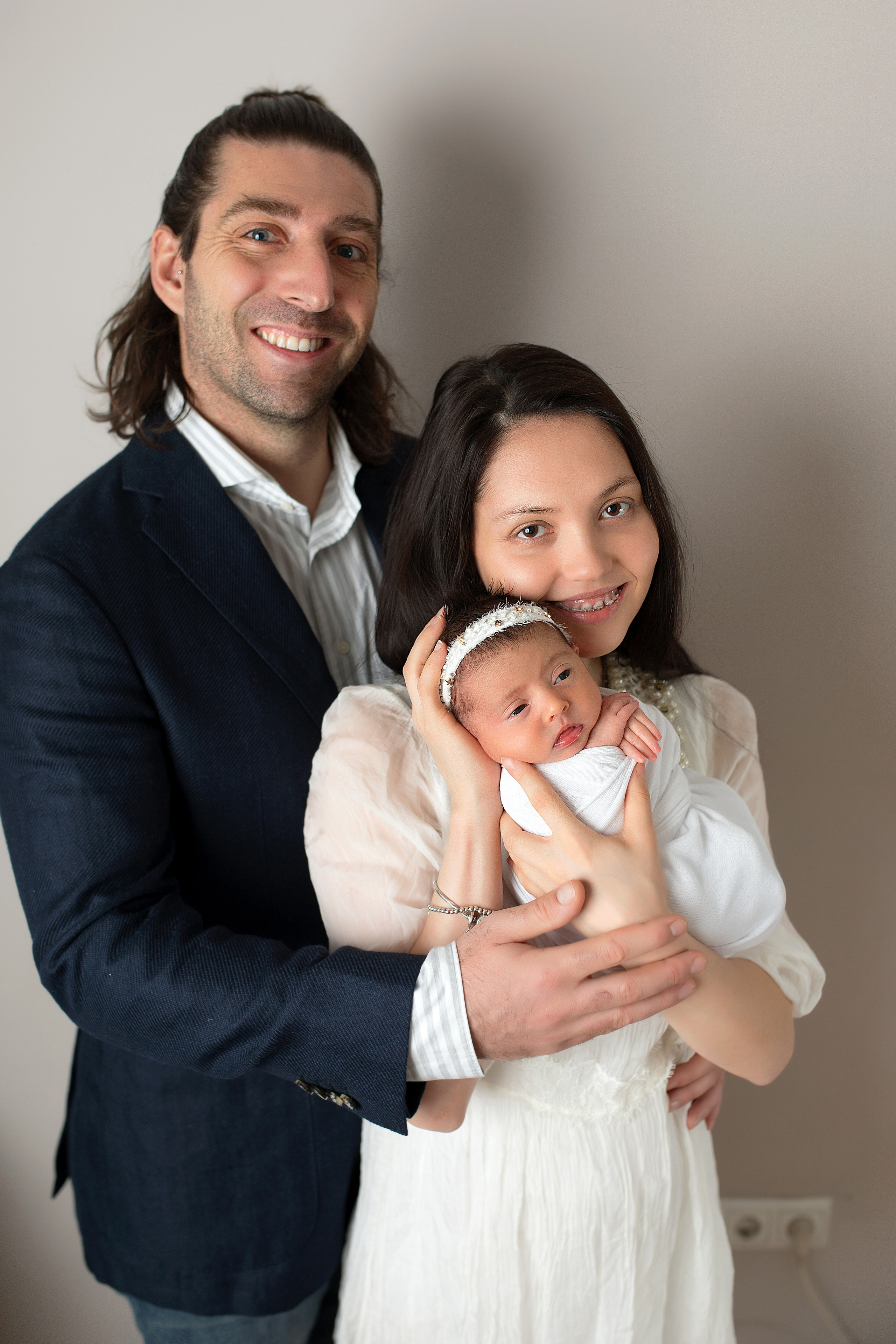 Фото с родителями. Фотограф новорожденных Москва Архипова Татьяна