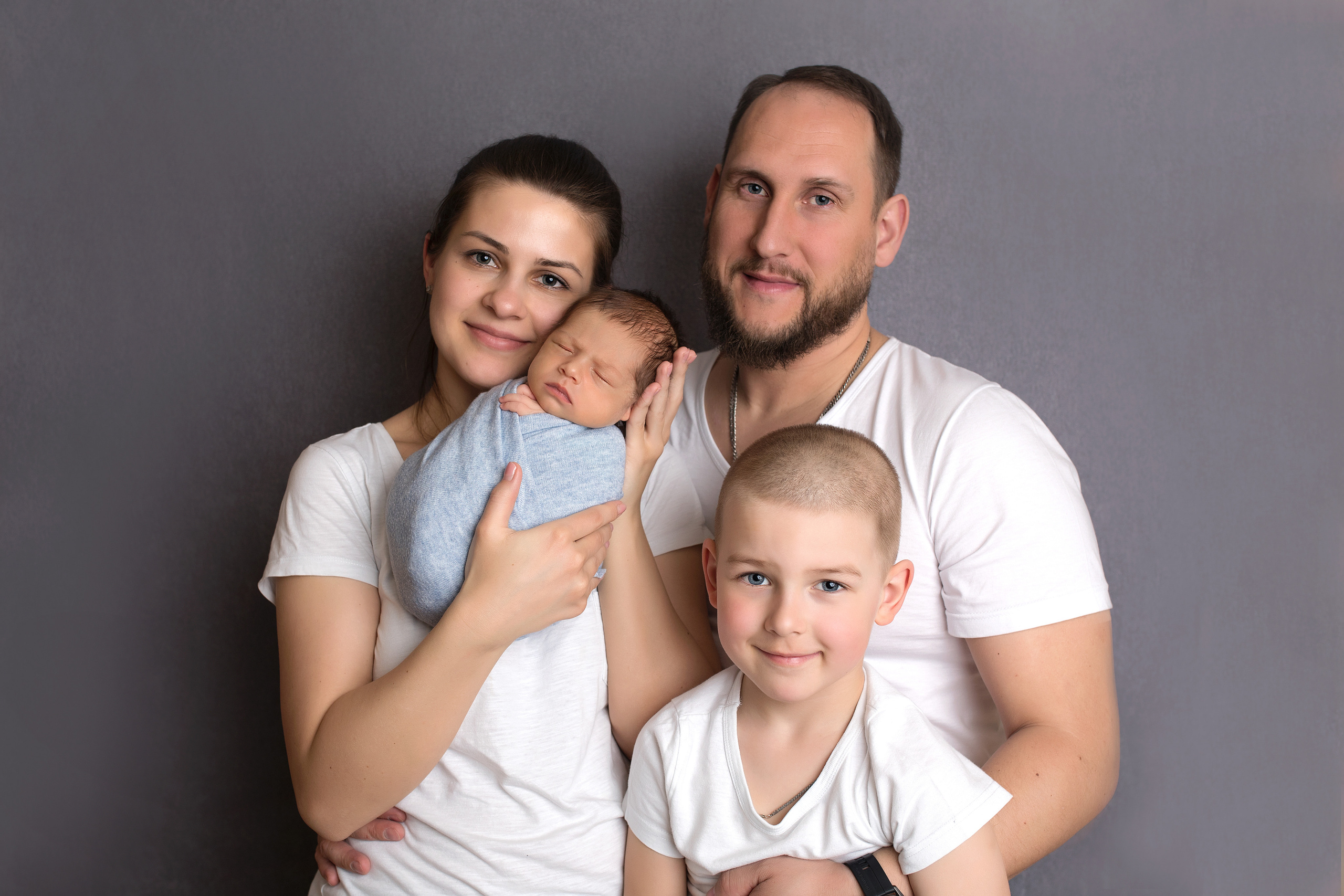 Фото с родителями. Фотограф новорожденных Москва Архипова Татьяна