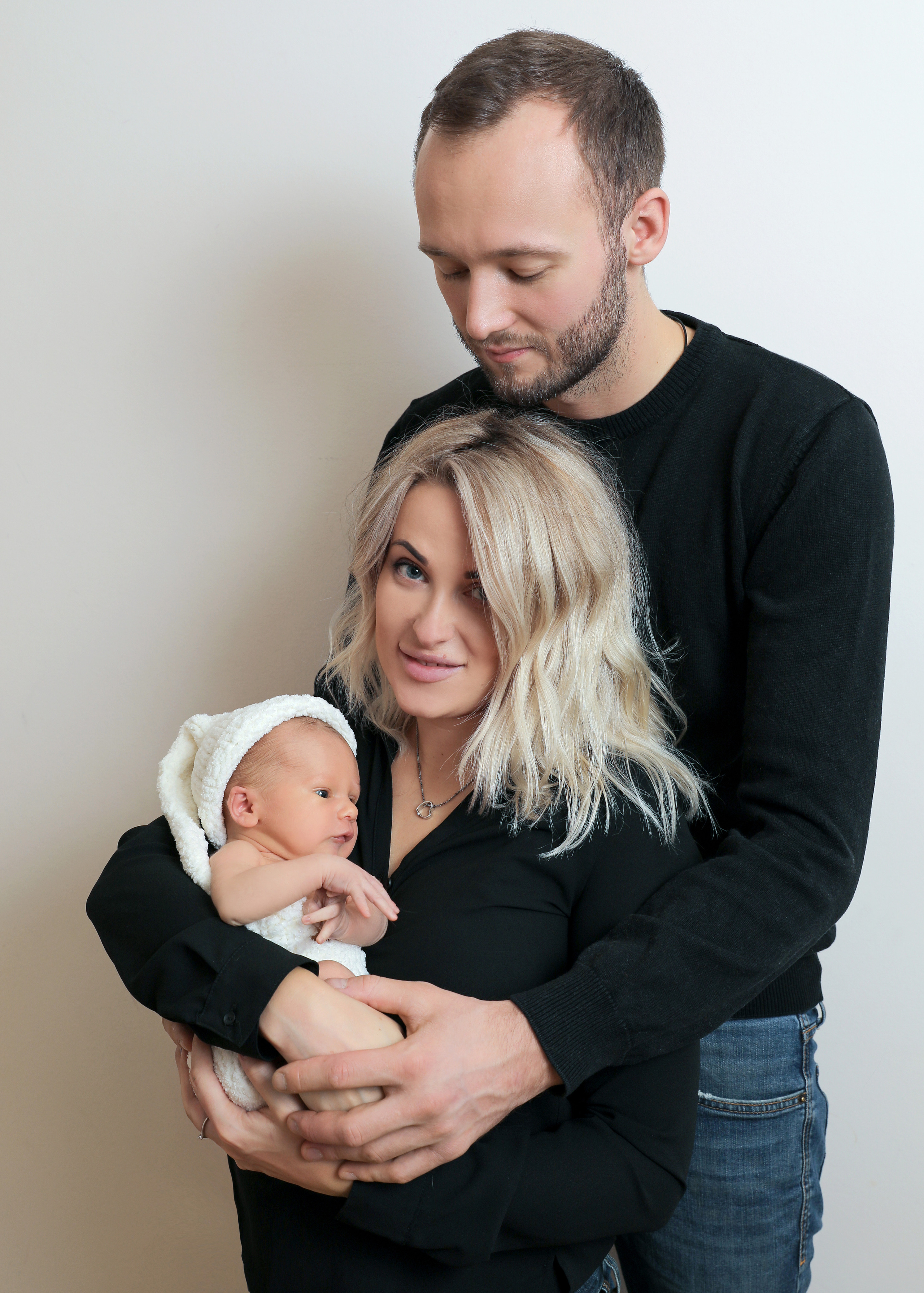 Фото с родителями. Фотограф новорожденных Москва Архипова Татьяна