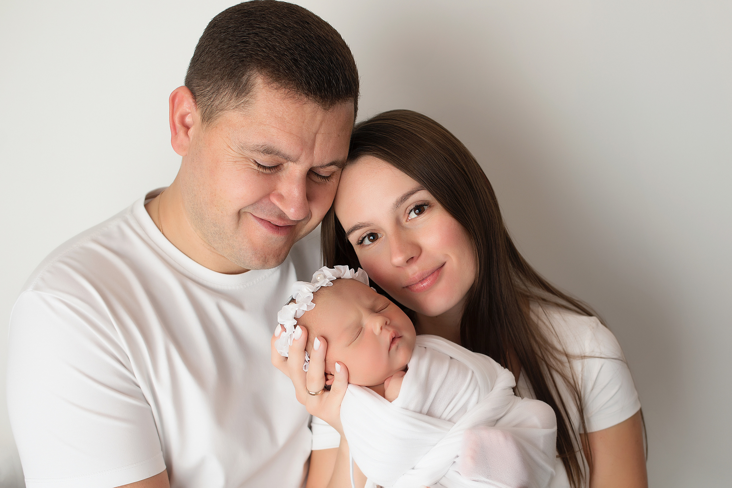 Фото с родителями. Фотограф новорожденных Москва Архипова Татьяна