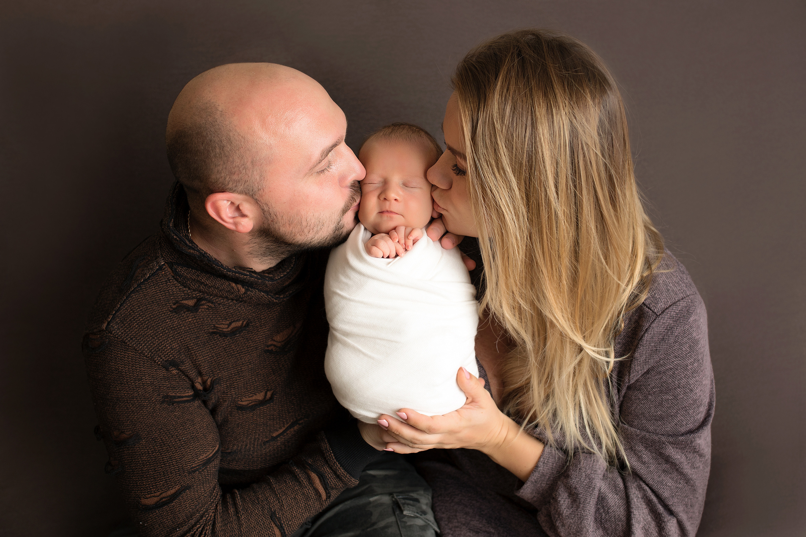 Фото с родителями. Фотограф новорожденных Москва Архипова Татьяна