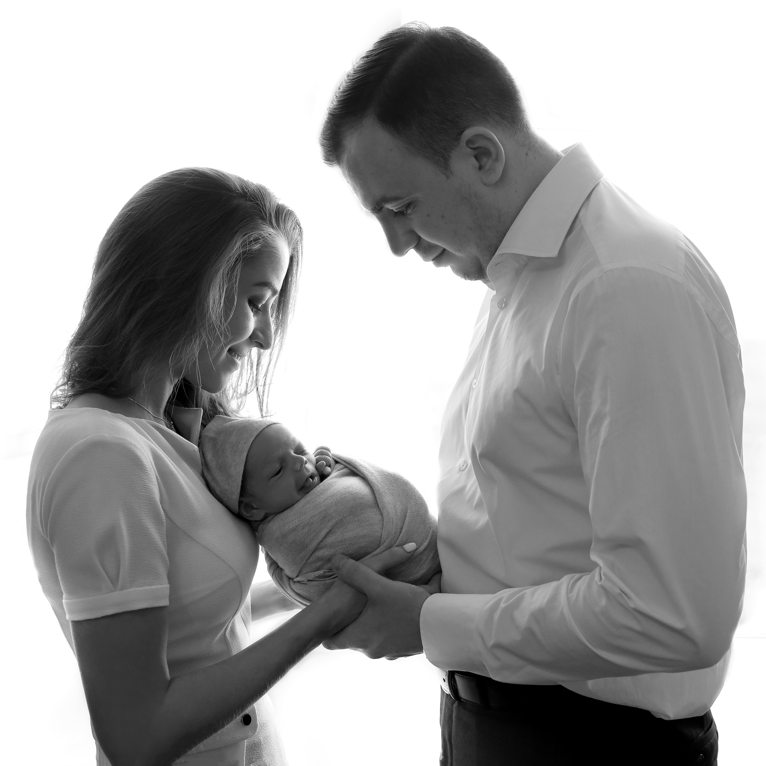 Фото с родителями. Фотограф новорожденных Москва Архипова Татьяна