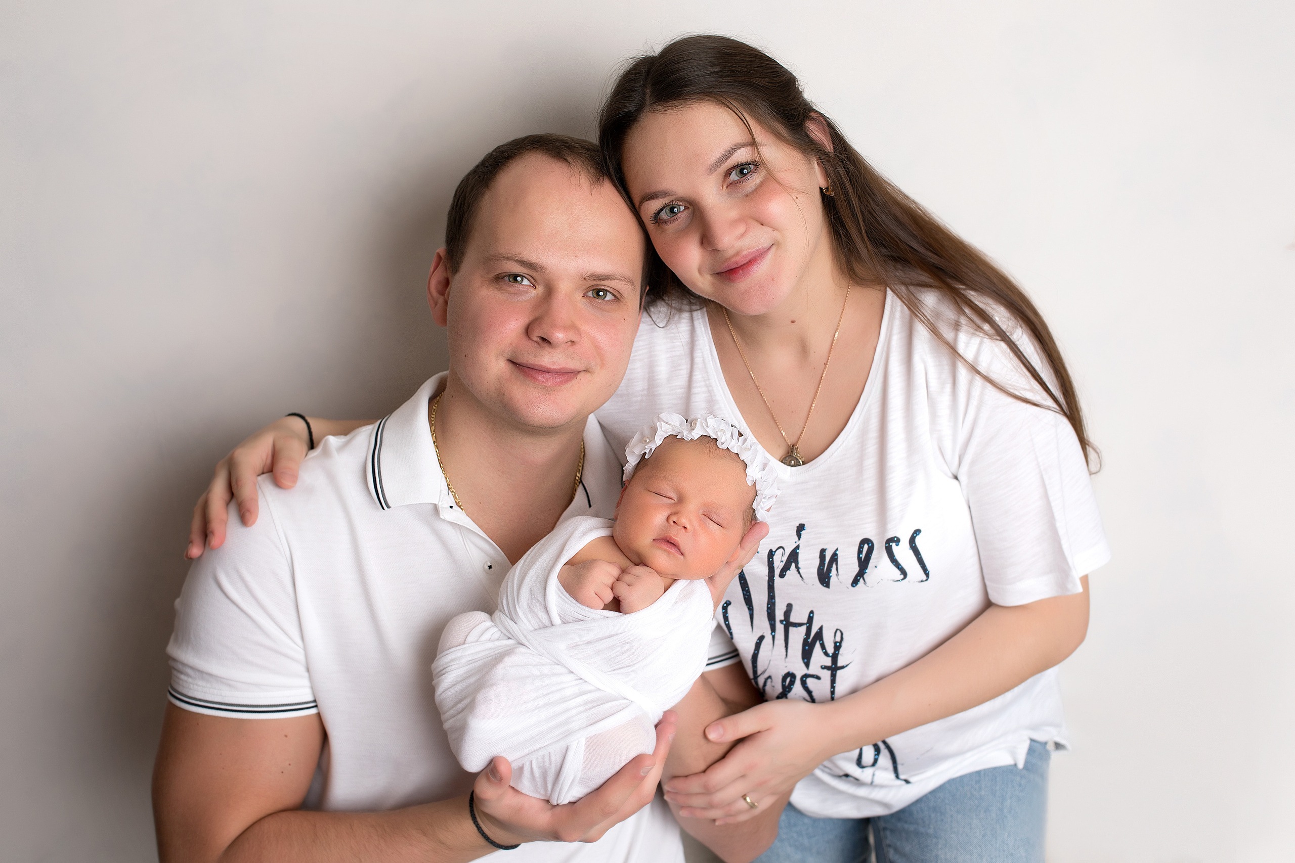 Фото с родителями. Фотограф новорожденных Москва Архипова Татьяна