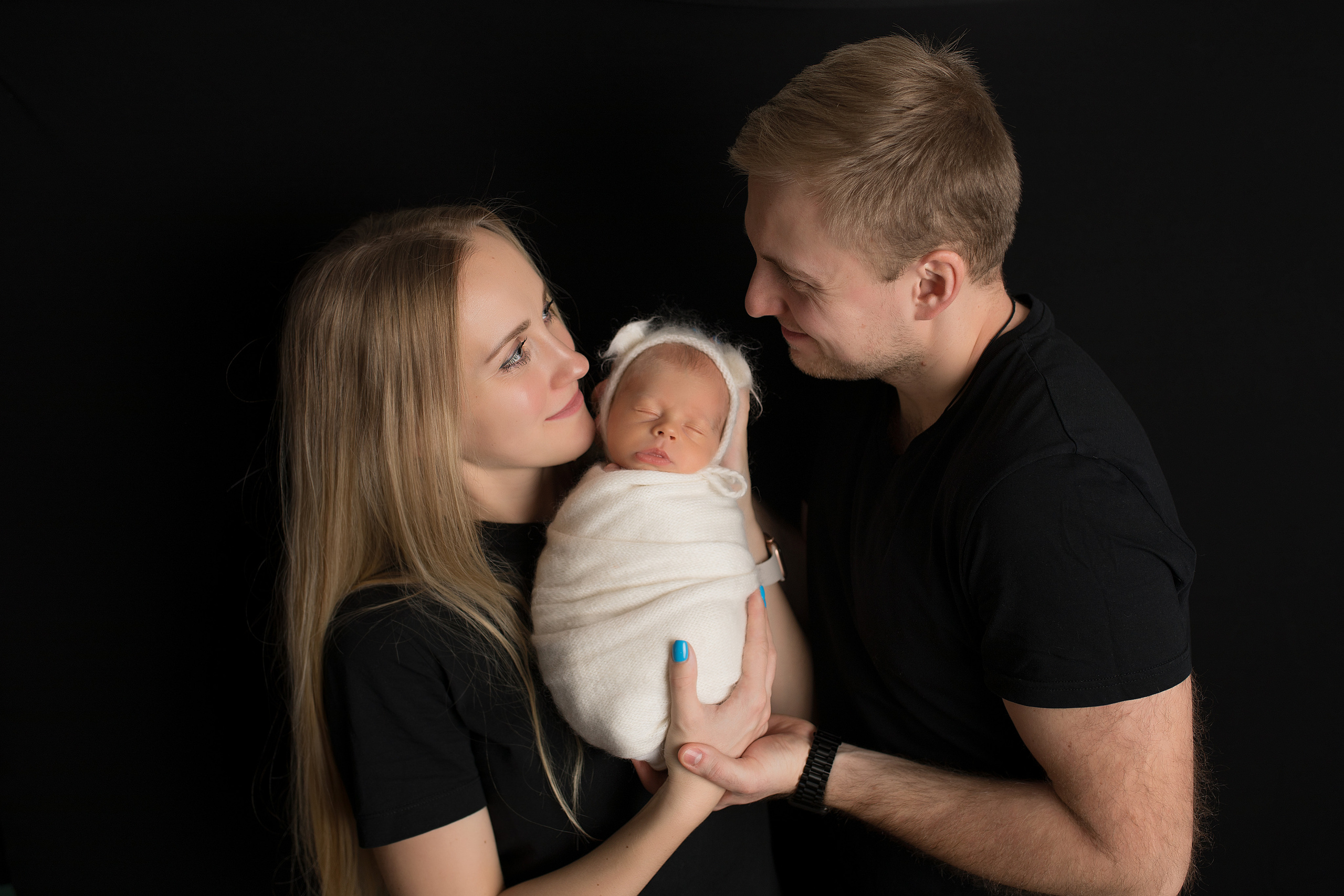 Фото с родителями. Фотограф новорожденных Москва Архипова Татьяна