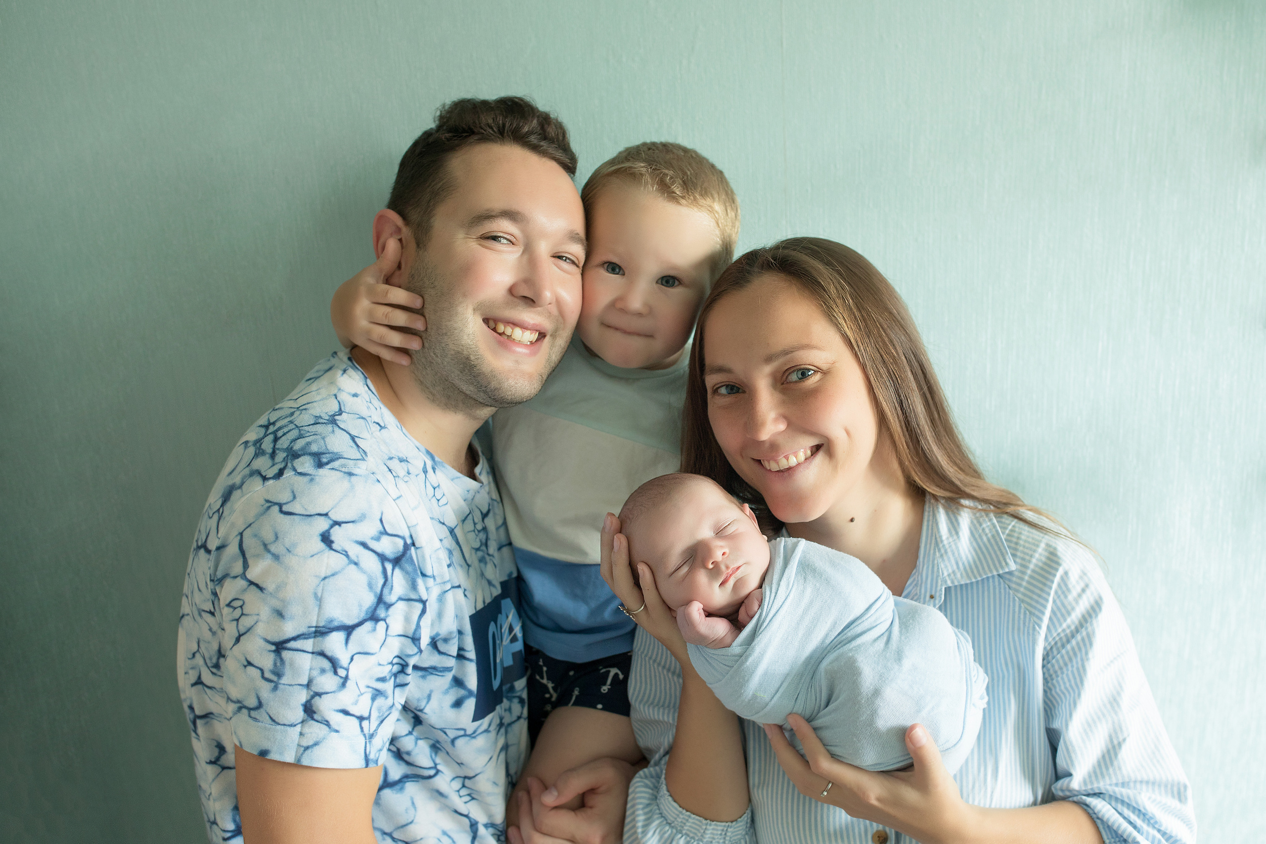 Фото с родителями. Фотограф новорожденных Москва Архипова Татьяна