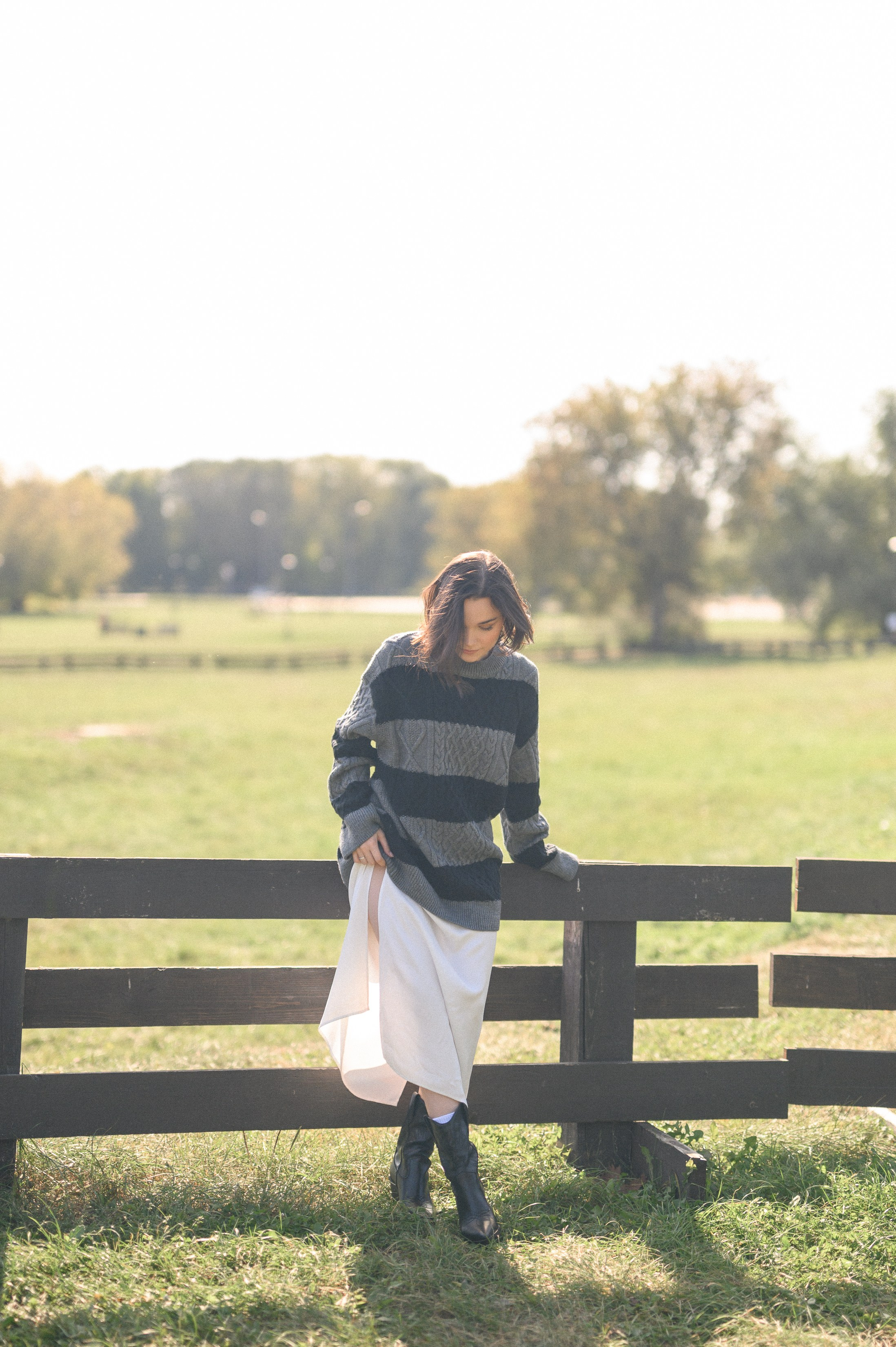 Олеся. Фотосессия на закате в парке Коломенское. Semerlina.ru