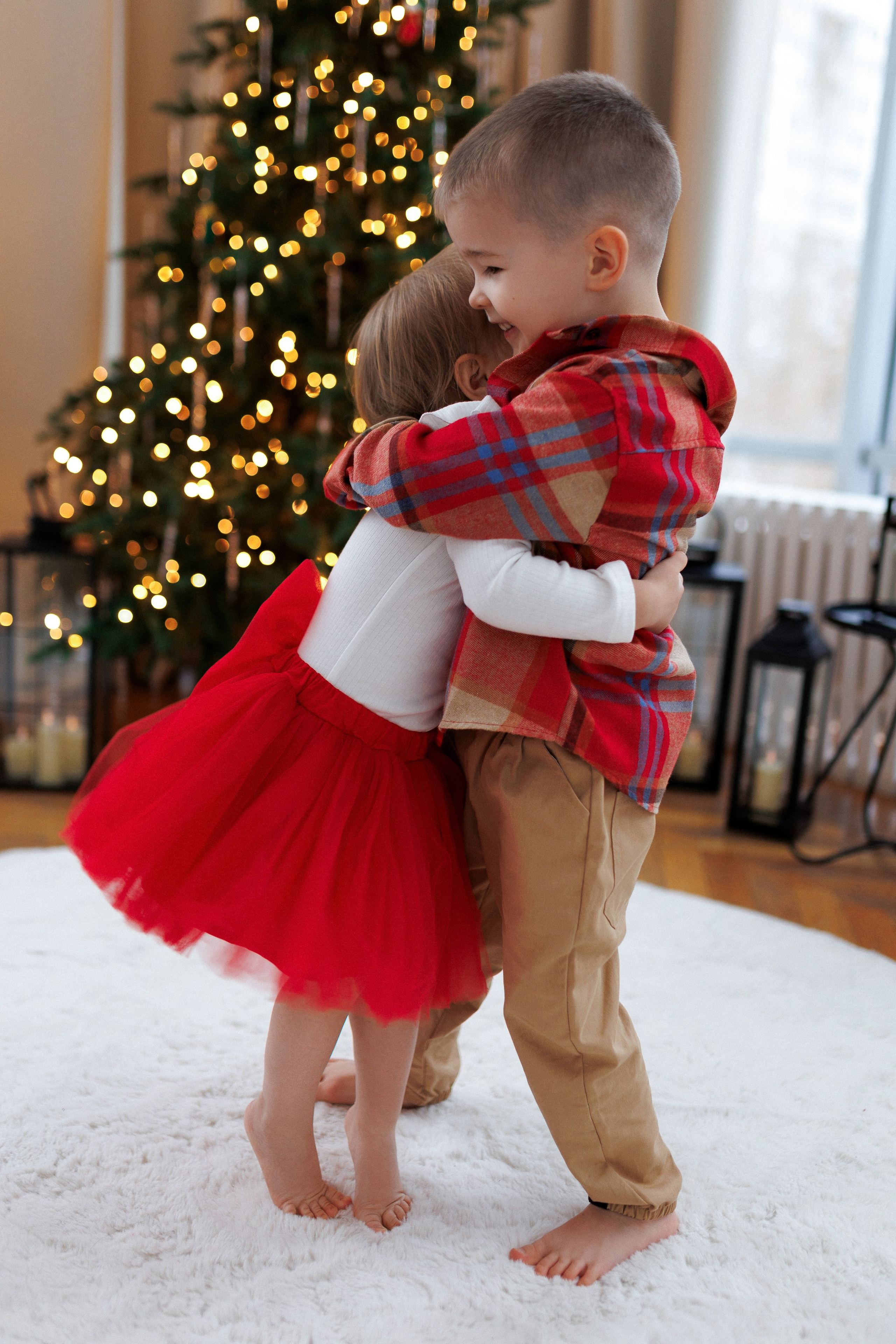 Сергей, Александра, Рита и Миша. Новогоднее. Настя Оленченко, портретный/семейный фотограф на цифру и плёнку Москва