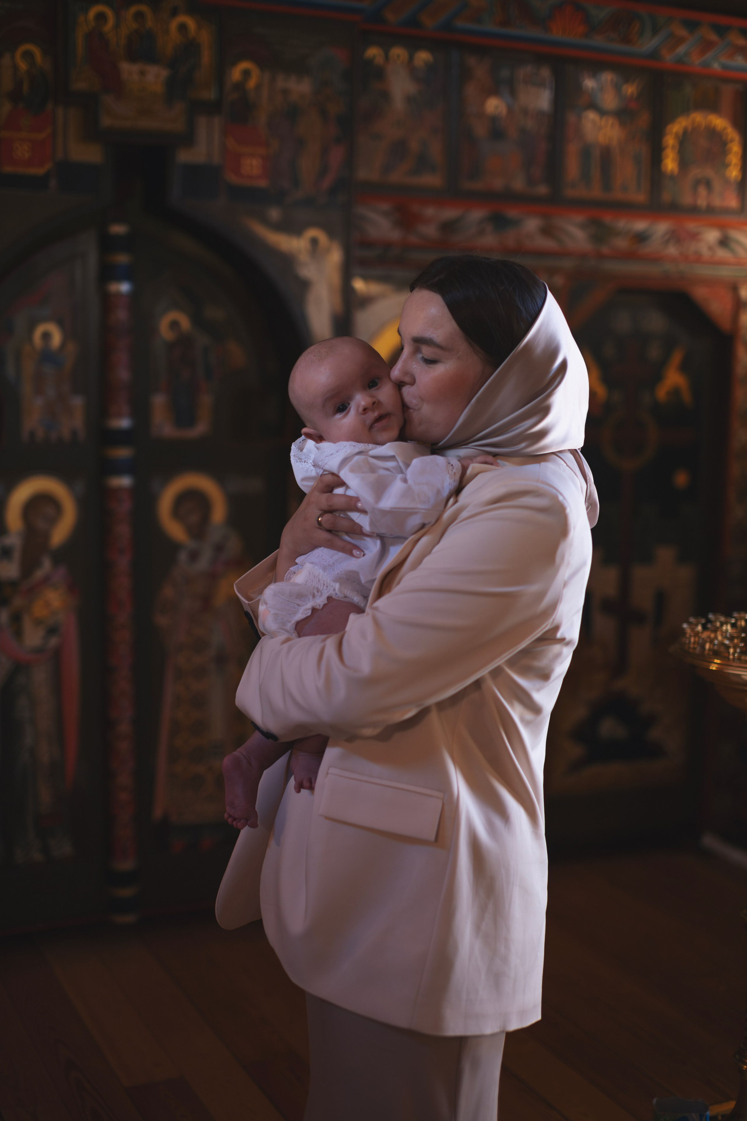 Крещение в Церкви Успения Пресвятой Богородицы. Семейный фотограф в Москве 📸
