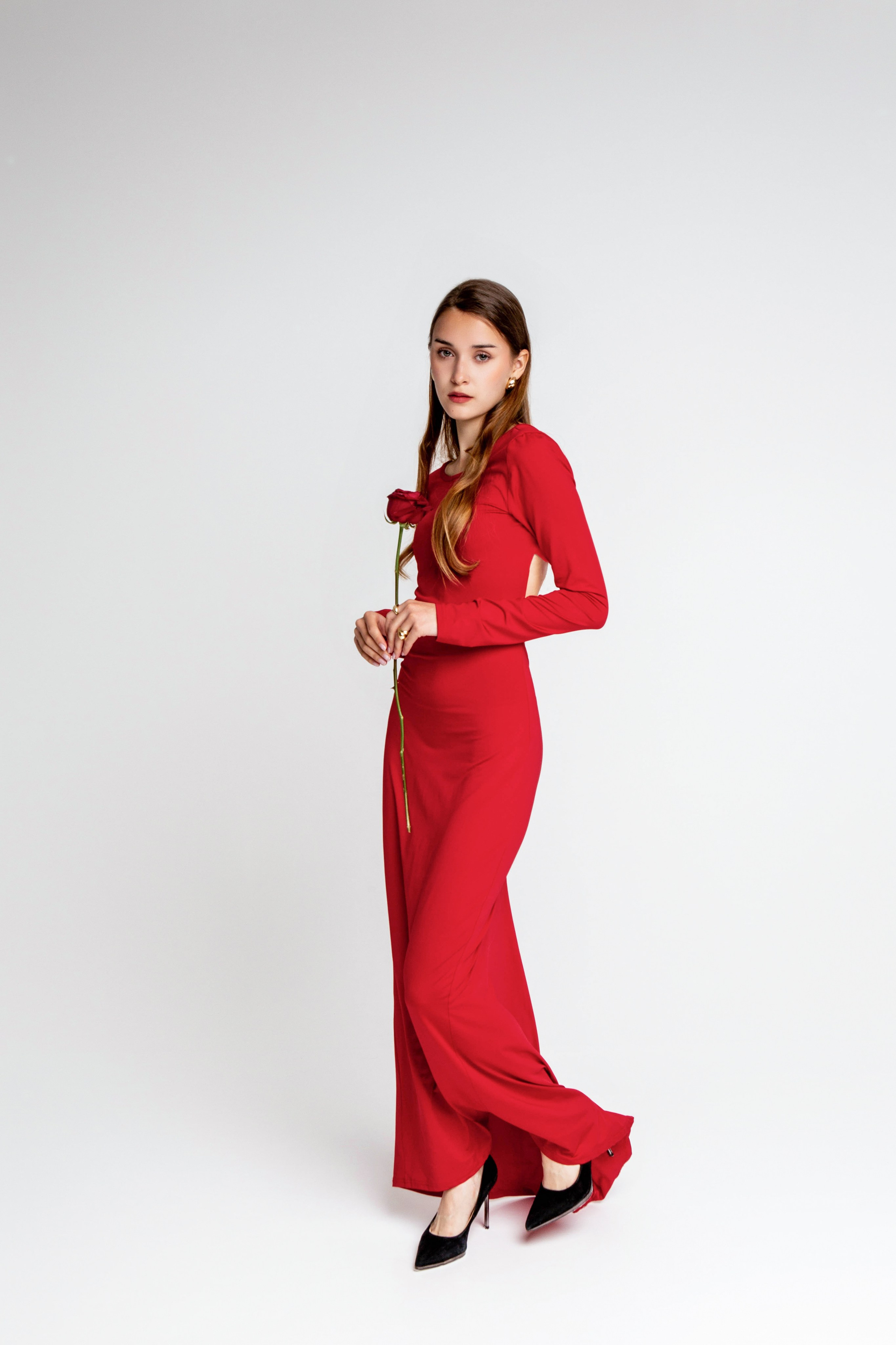 Алая роза. Фотограф Екатерина Голицына