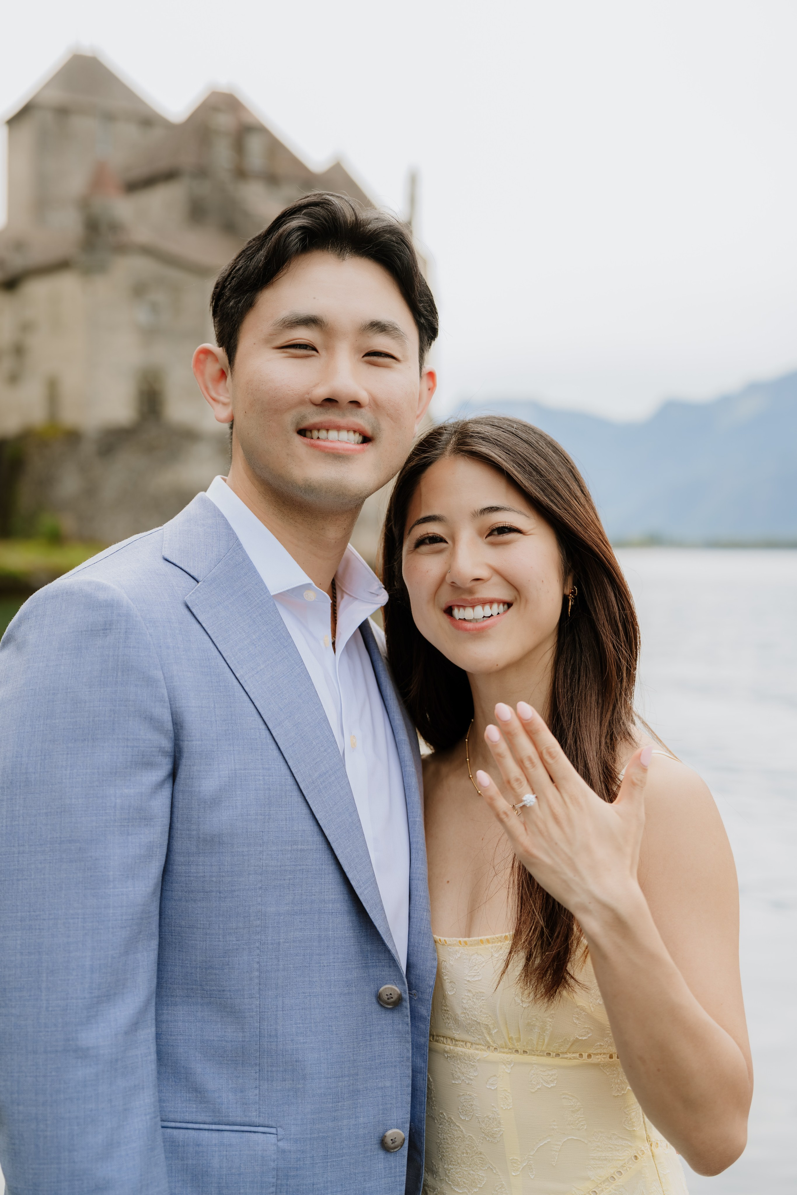 Kristi & Andy | Proposal Montreux. Professional Wedding Photographer Geneva & Romande Switzerland | Tanya Creator