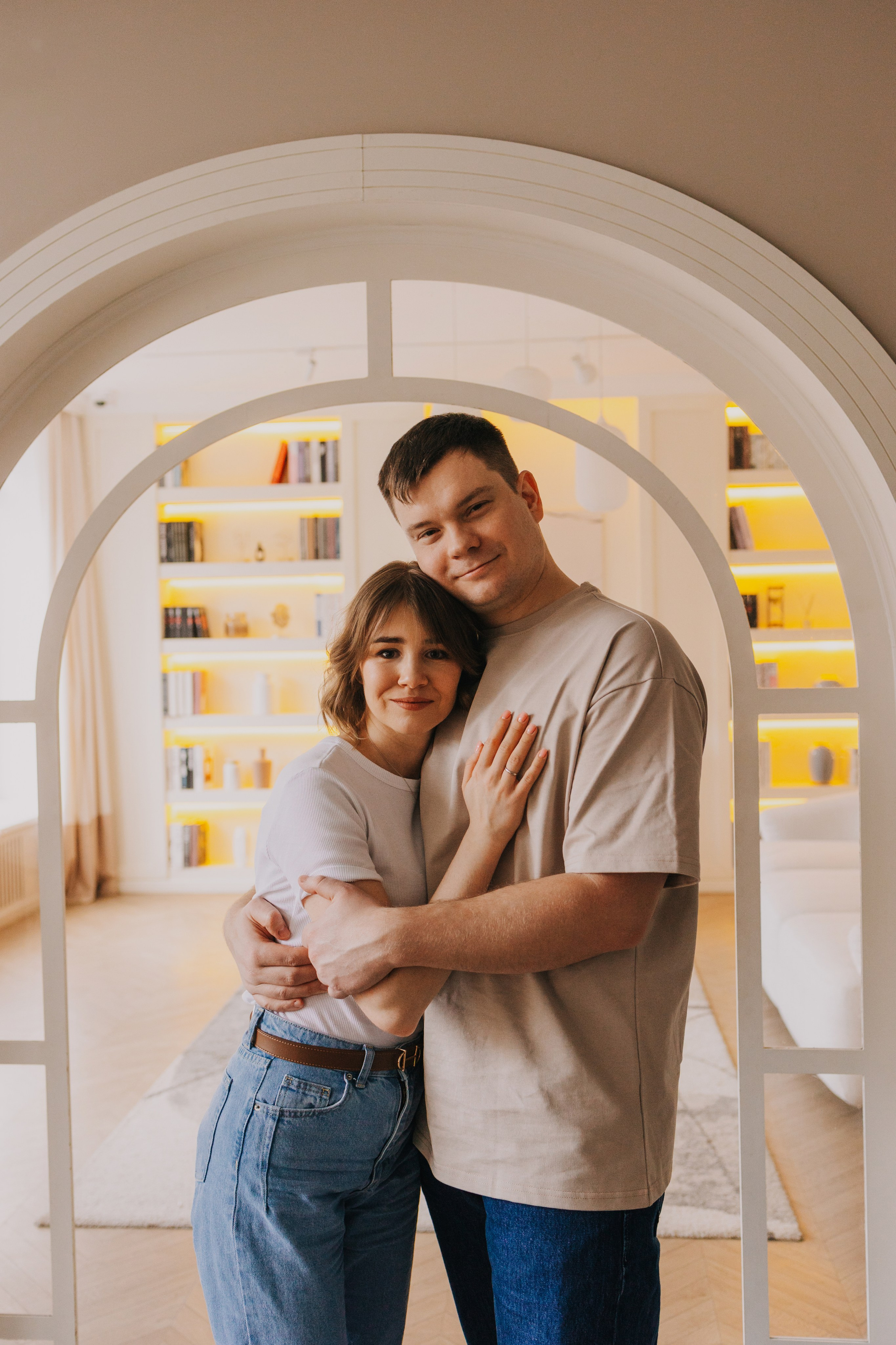 Большая семья. Домашняя фотосессия