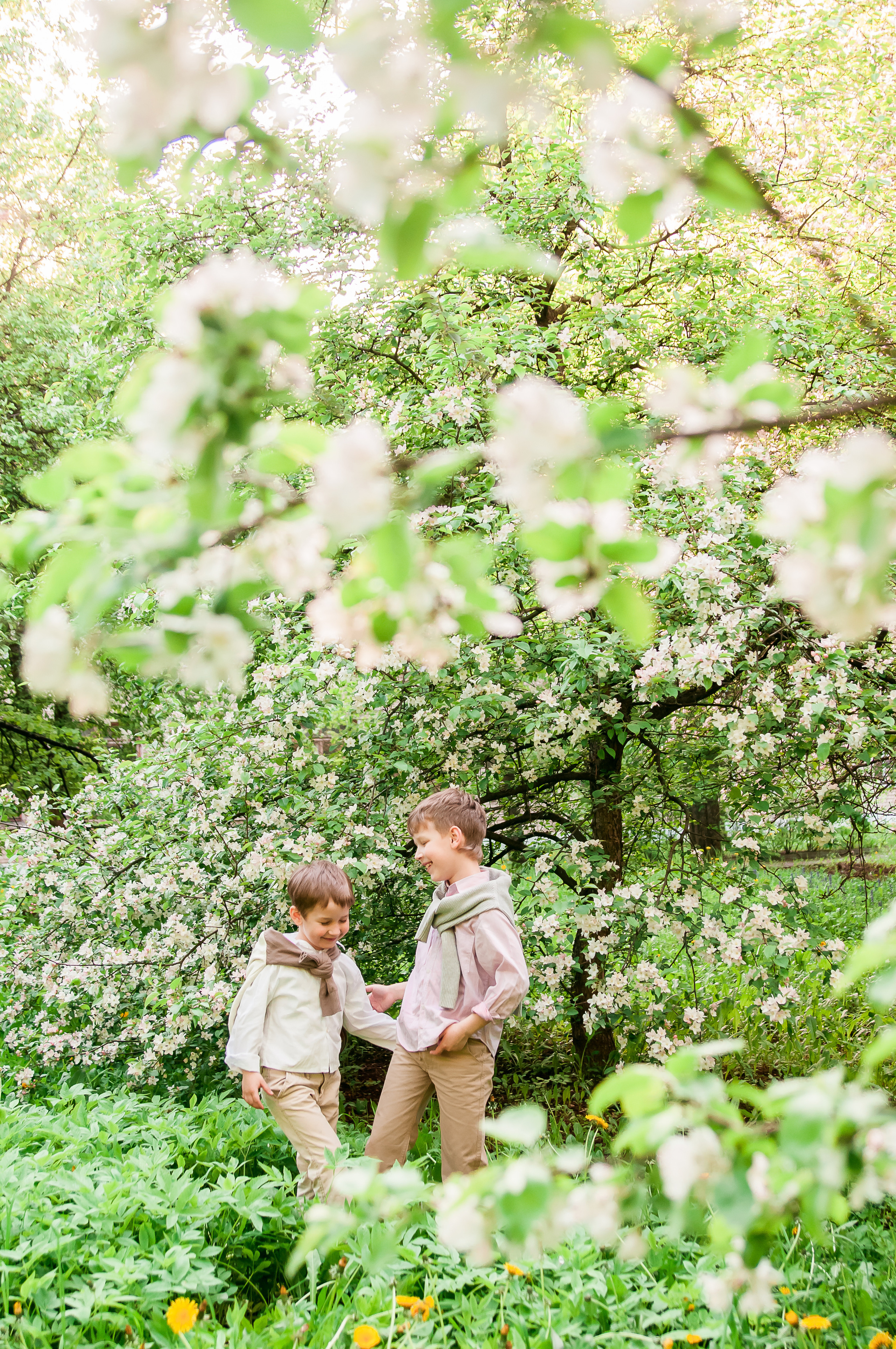 Весенняя фотосессия: «Цветение и дети». Семейный и детский фотограф в Ярославле, Максимова Светлана