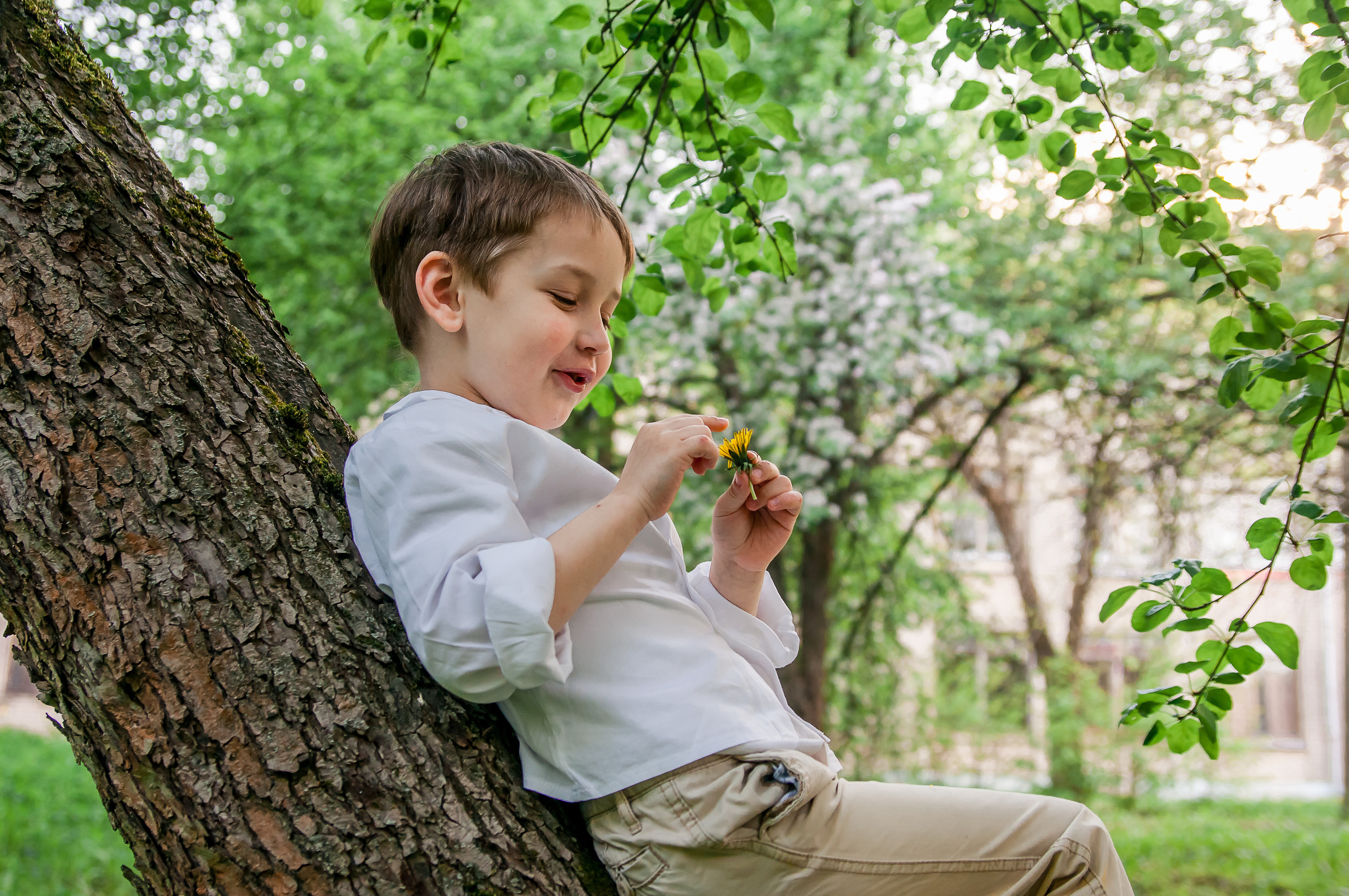 Весенняя фотосессия: «Цветение и дети». Семейный и детский фотограф в Ярославле, Максимова Светлана