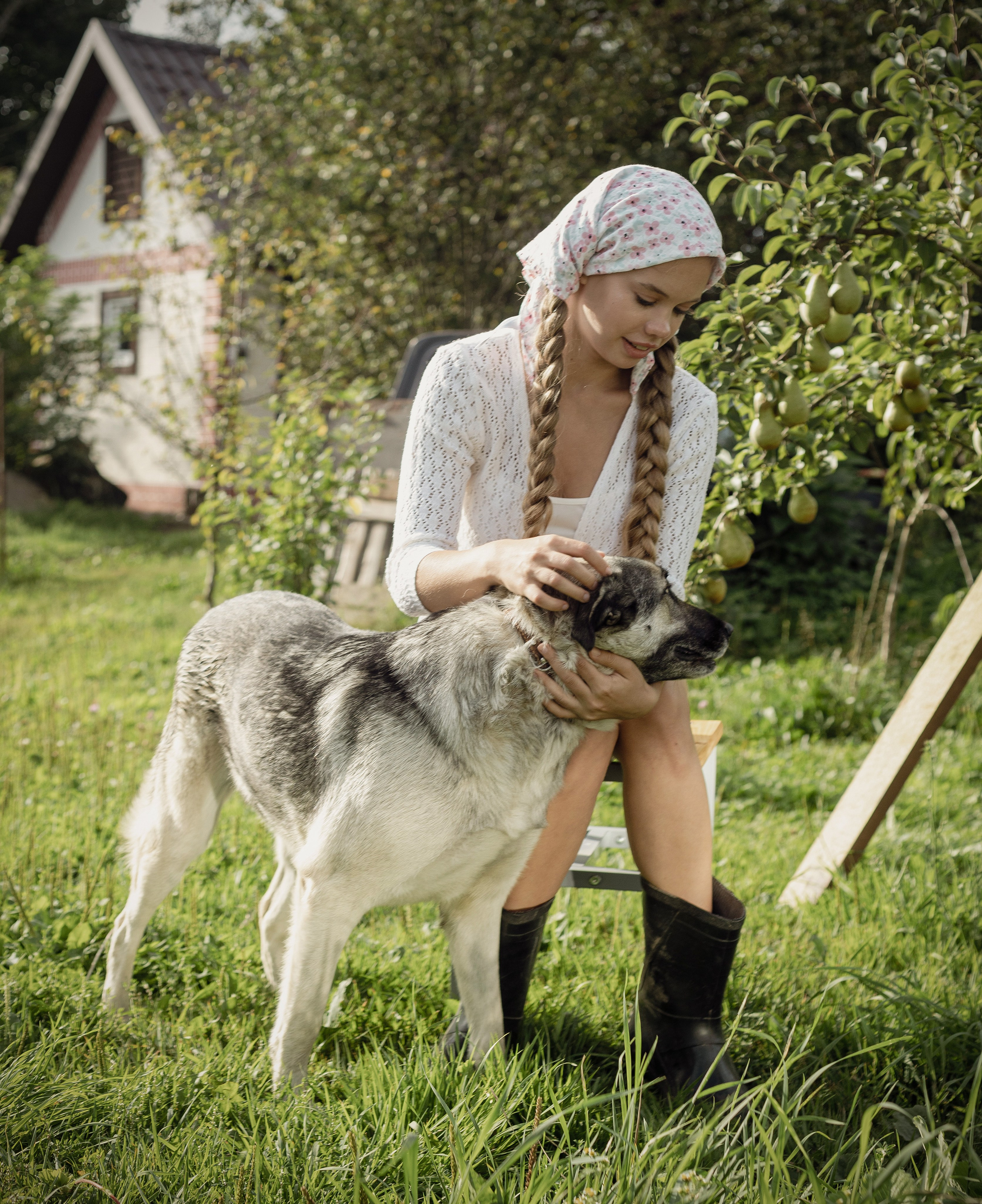 В деревне. Портретный фотограф в Калининграде Алеся Раух