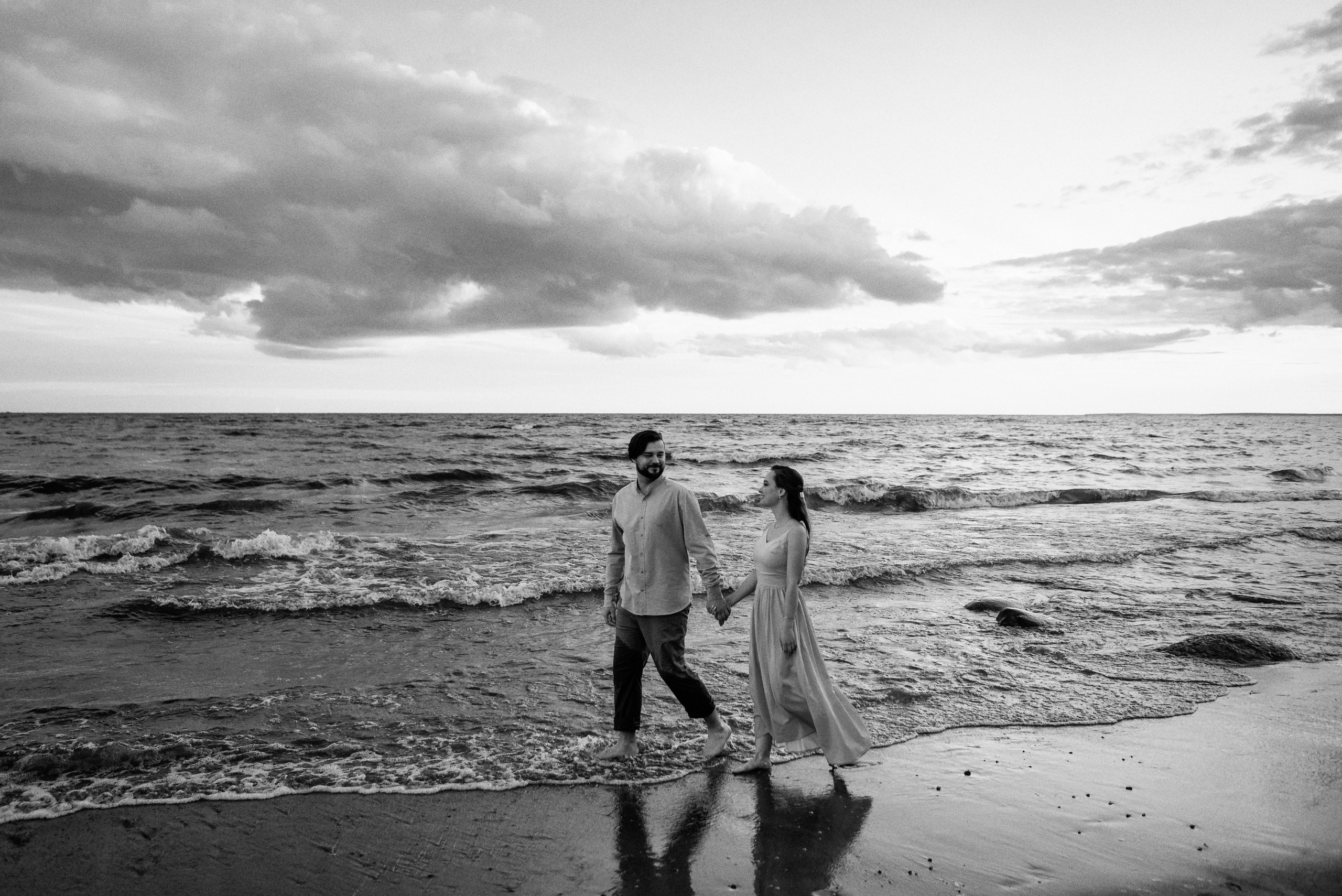 Настя и Вова Финский залив. Свадебный фотограф в Санкт-Петербурге София Шубик