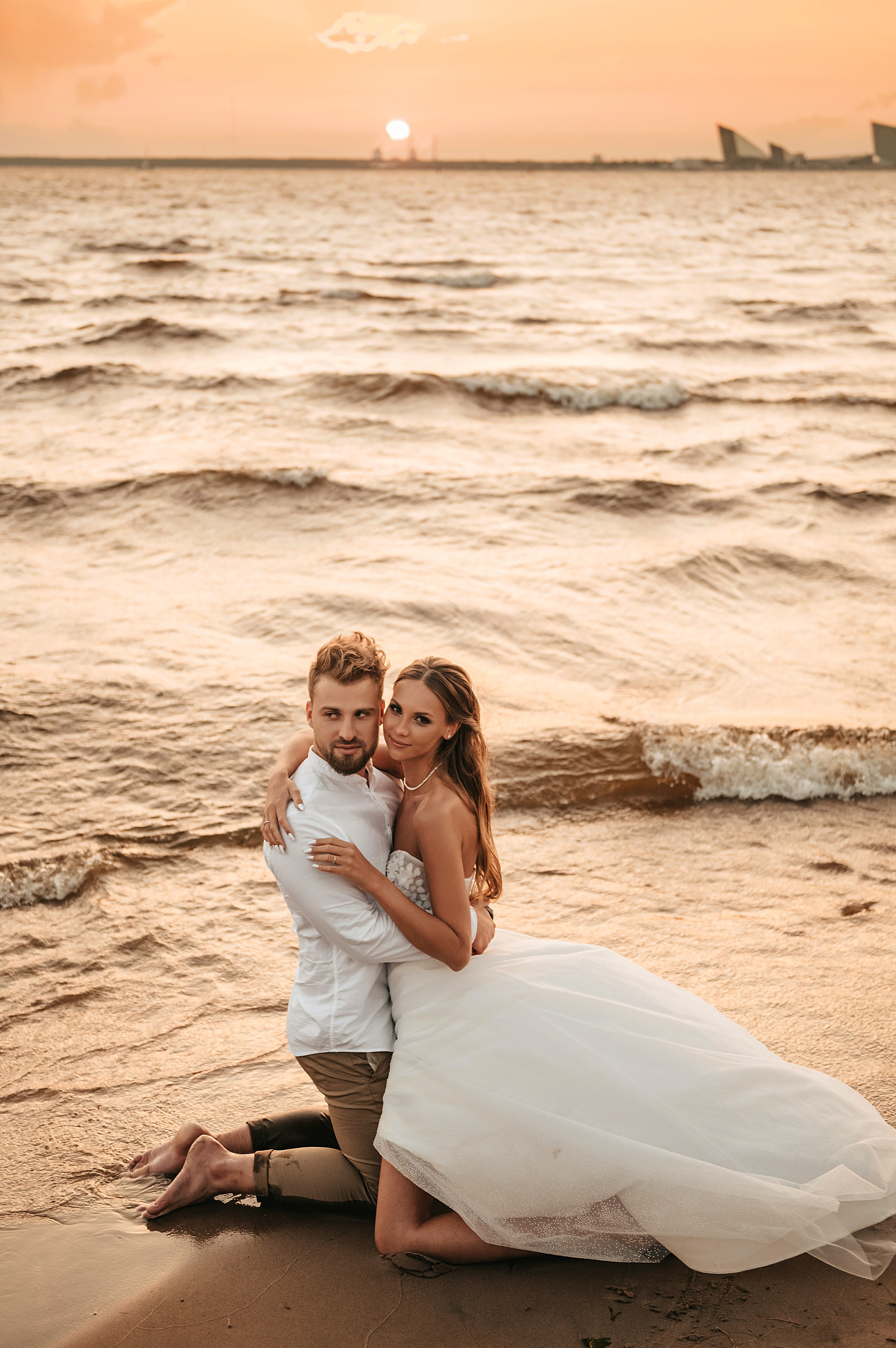 Свадебная съемка на финском заливе. Фотограф Москва и Видеограф Москва