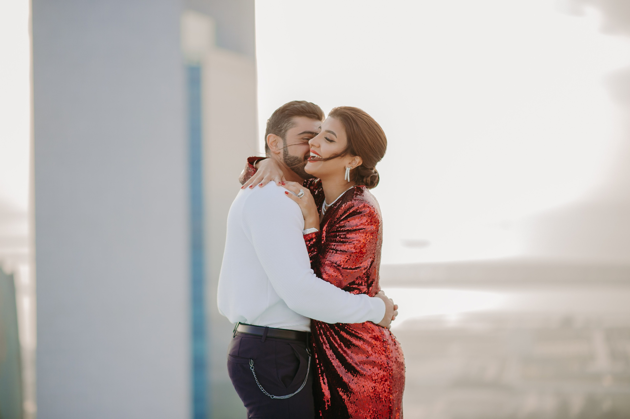 Love Story на высоте (Абу Даби). Фотограф в Москве и Санкт-Петербурге Дарина