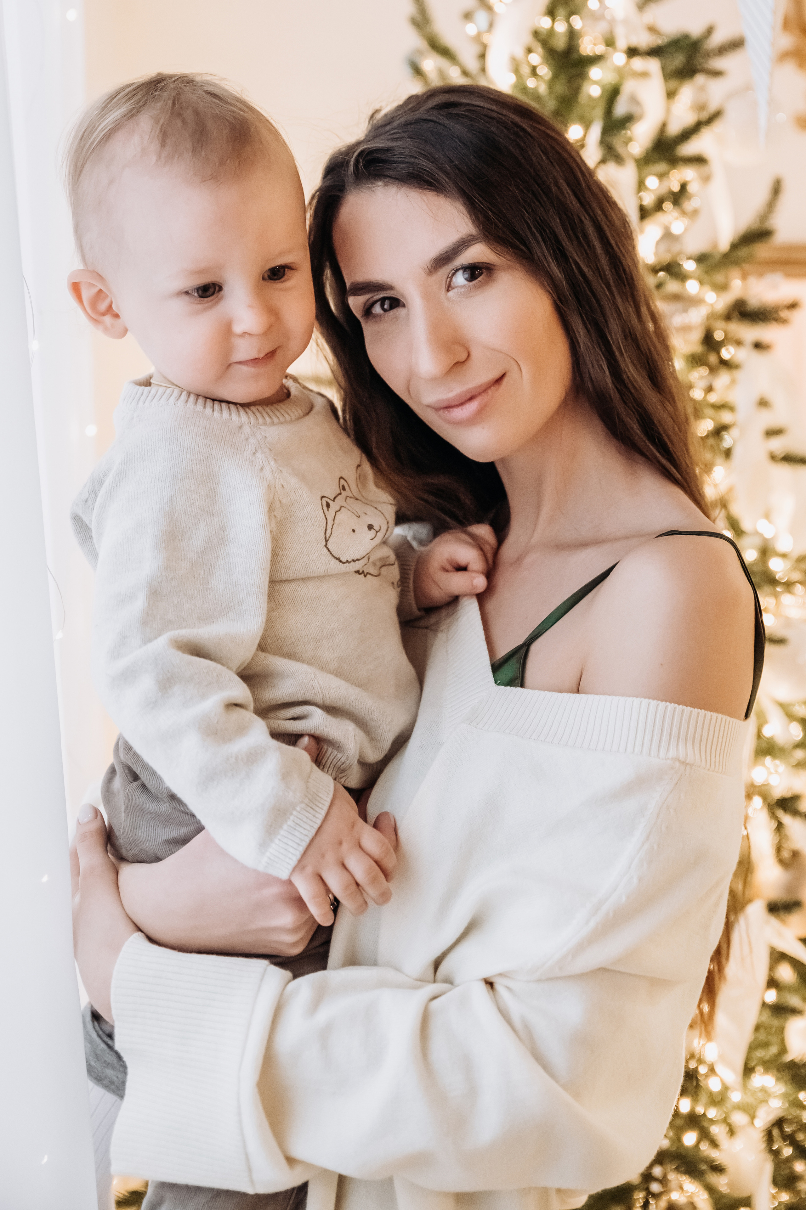 Новогодняя семейная фотосессия Вити, Насти и Матвея. Фотограф в Москве и Московской области Таня Яблочкина