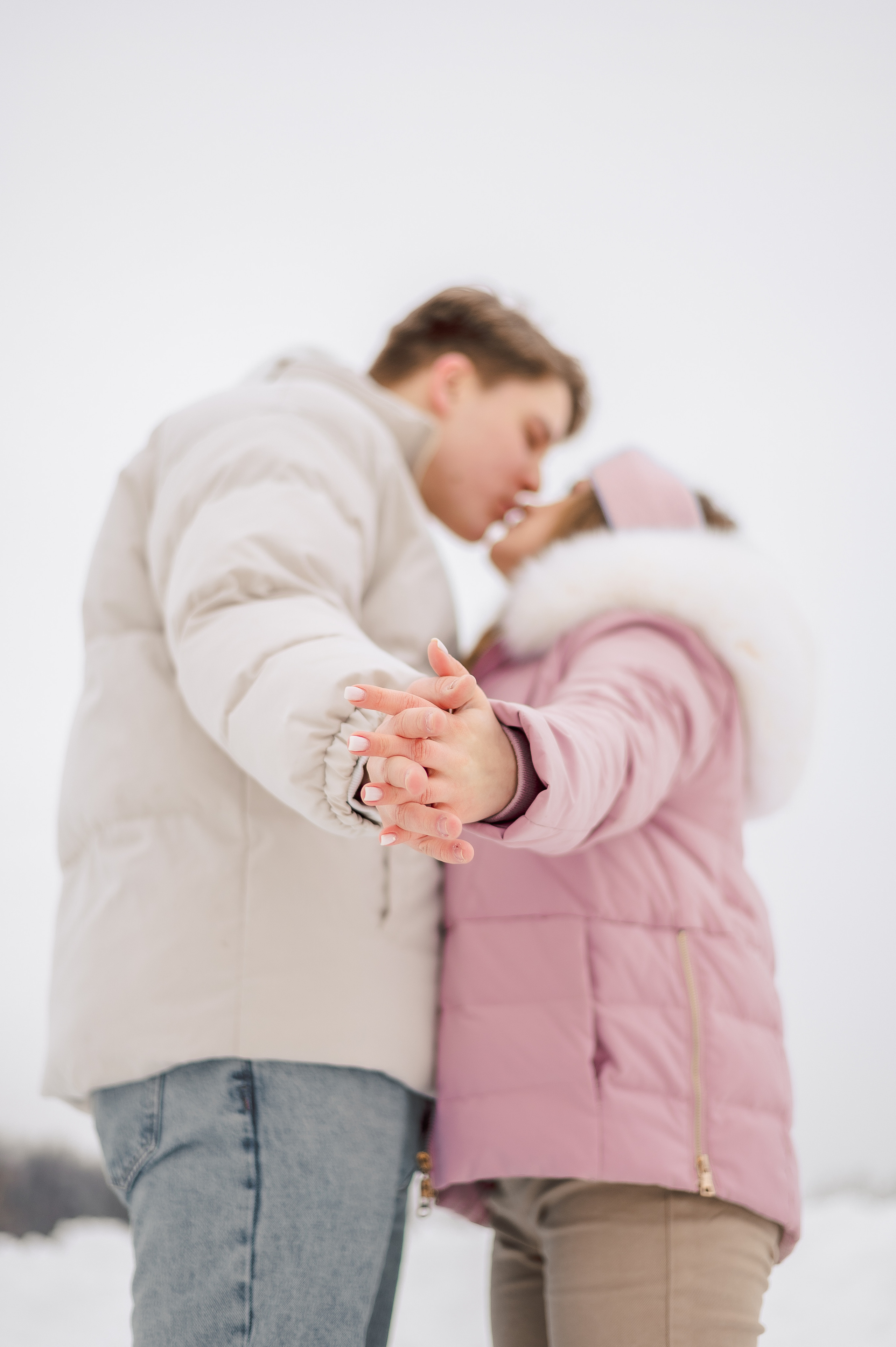 Love story Глеба и Саши на катке. Фотограф в Москве и Московской области Таня Яблочкина