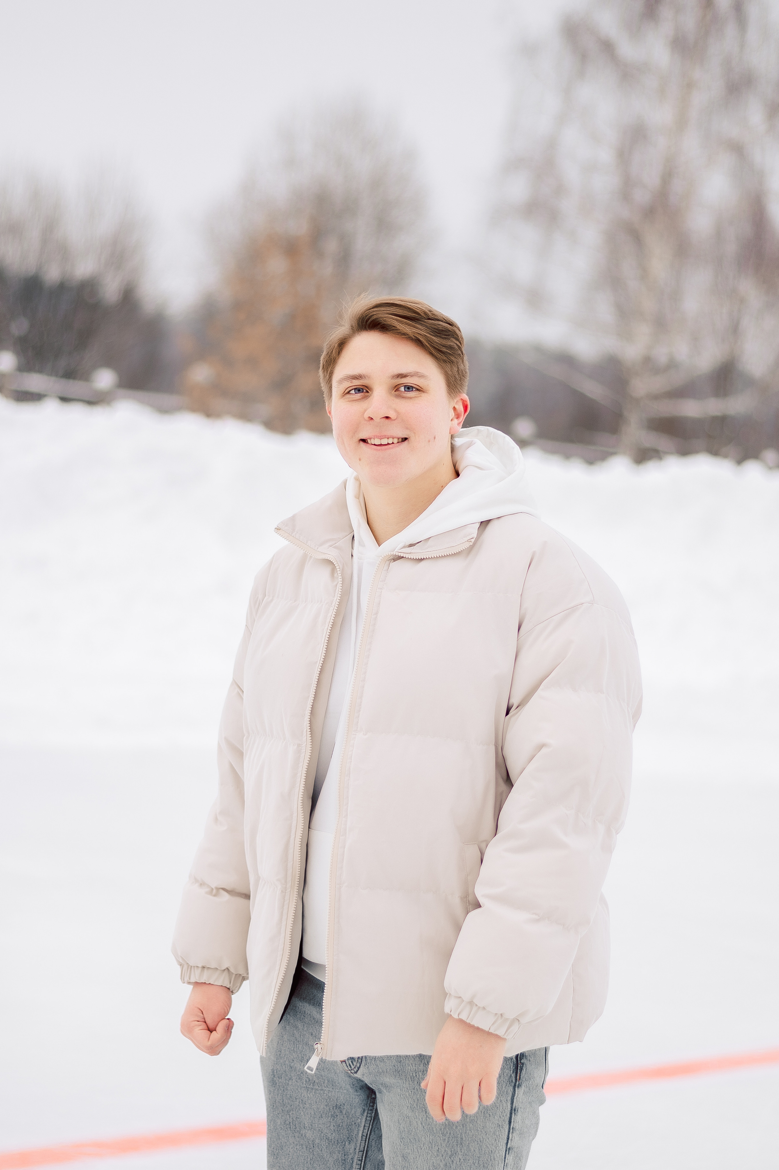 Love story Глеба и Саши на катке. Фотограф в Москве и Московской области Таня Яблочкина