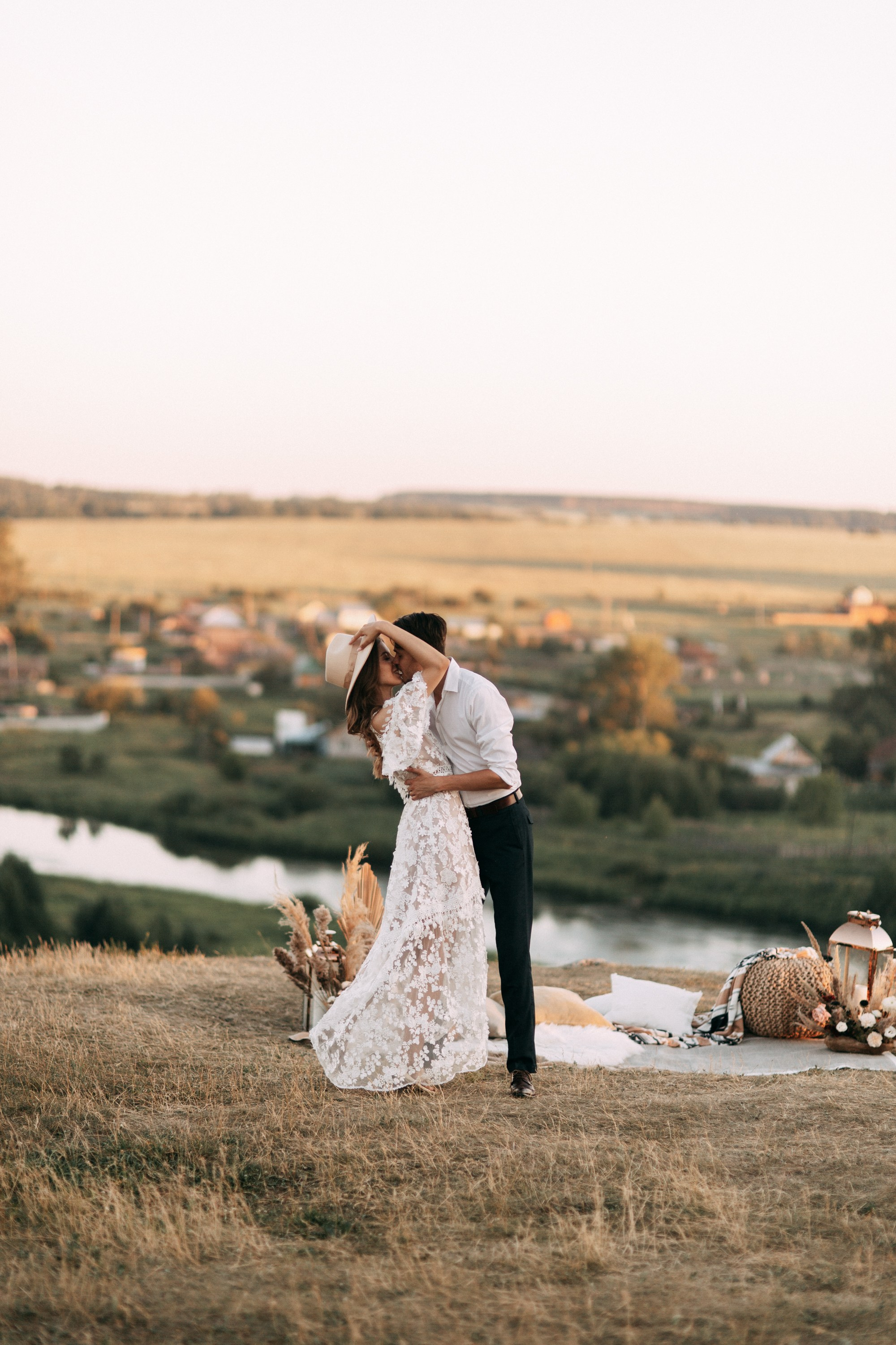 Свадьба на природе в стиле Бохо